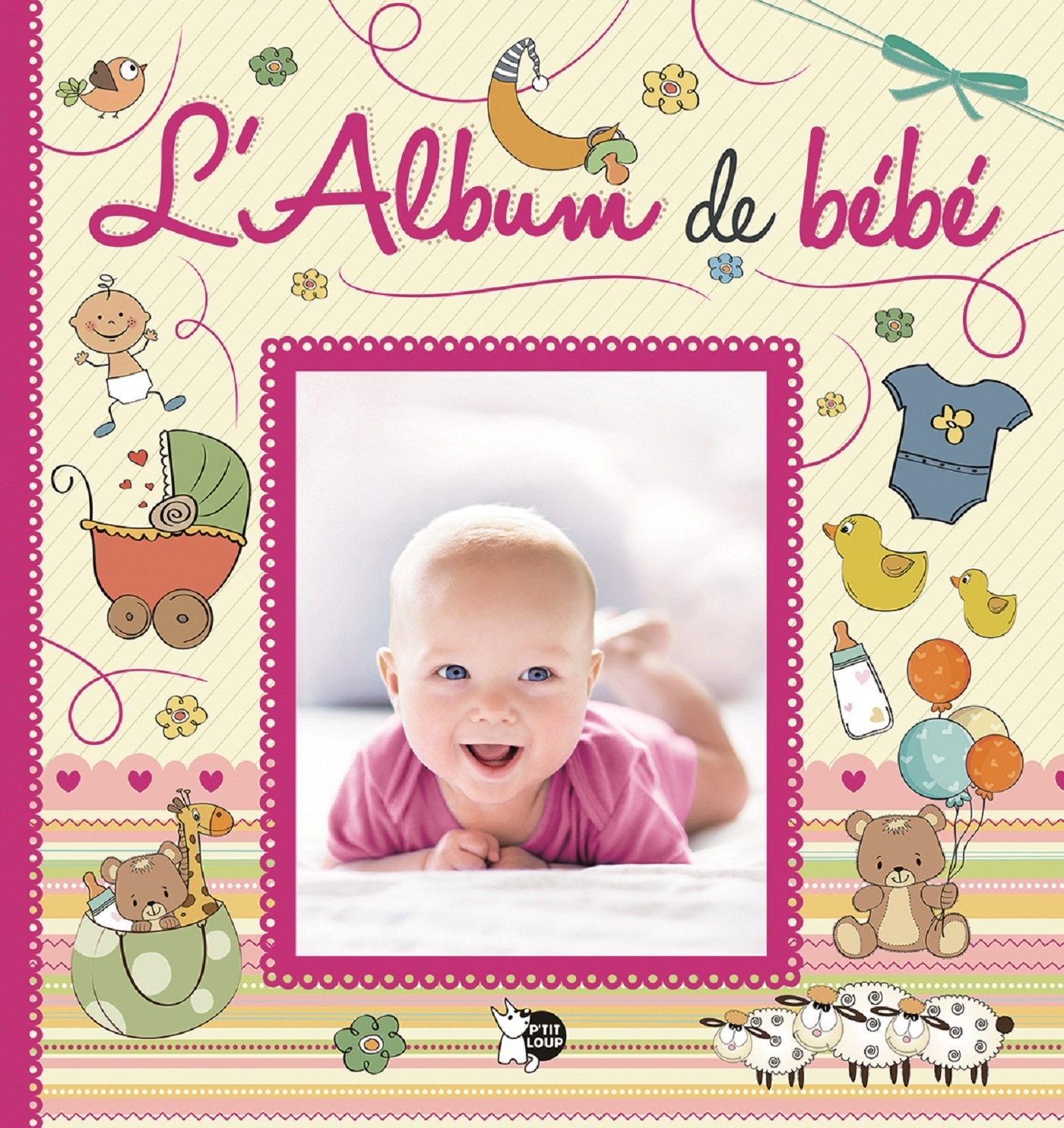 L'Album de bébé (couverture rose- Fille)