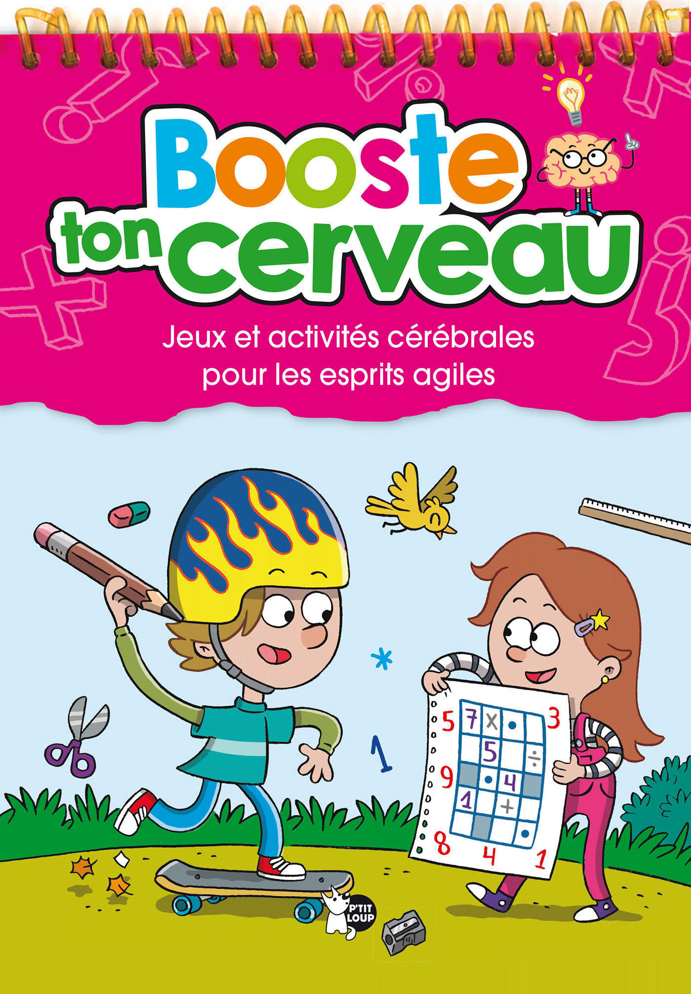 Jeux et activités cérébrales pour  les esprits agiles (Bloc rose)