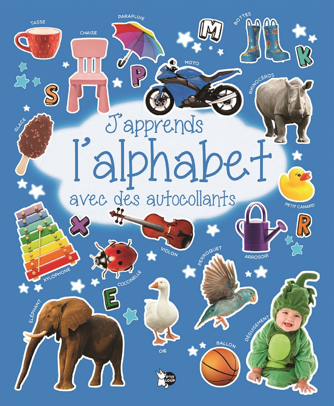 J'apprends l'alphabet avec des autocollants