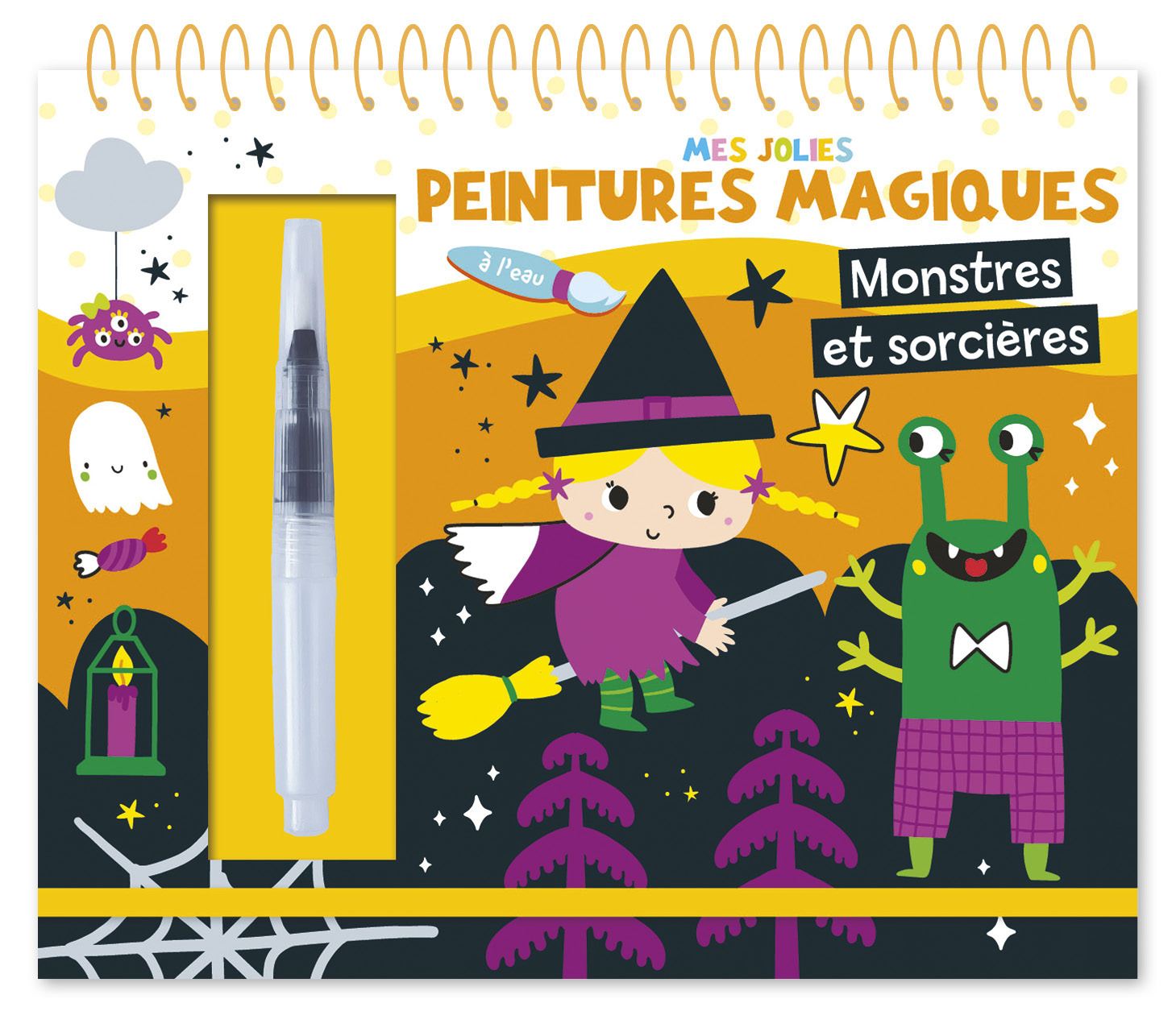 Monstres et sorcières - Mes jolies peintures magiques