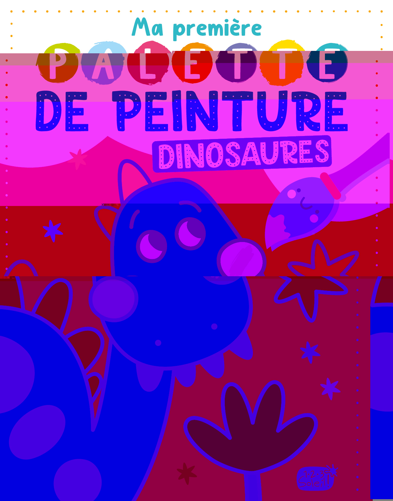 MA PREMIÈRE PALETTE DE PEINTURE - DINOSAURES