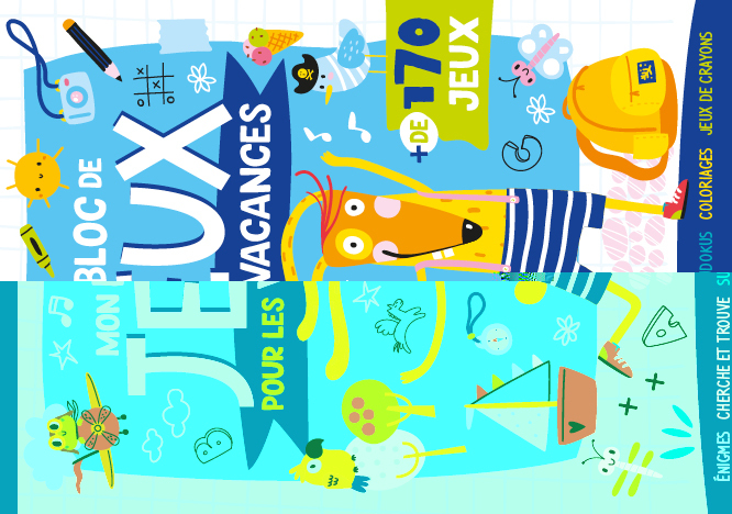 Mon bloc de jeux pour les vacances