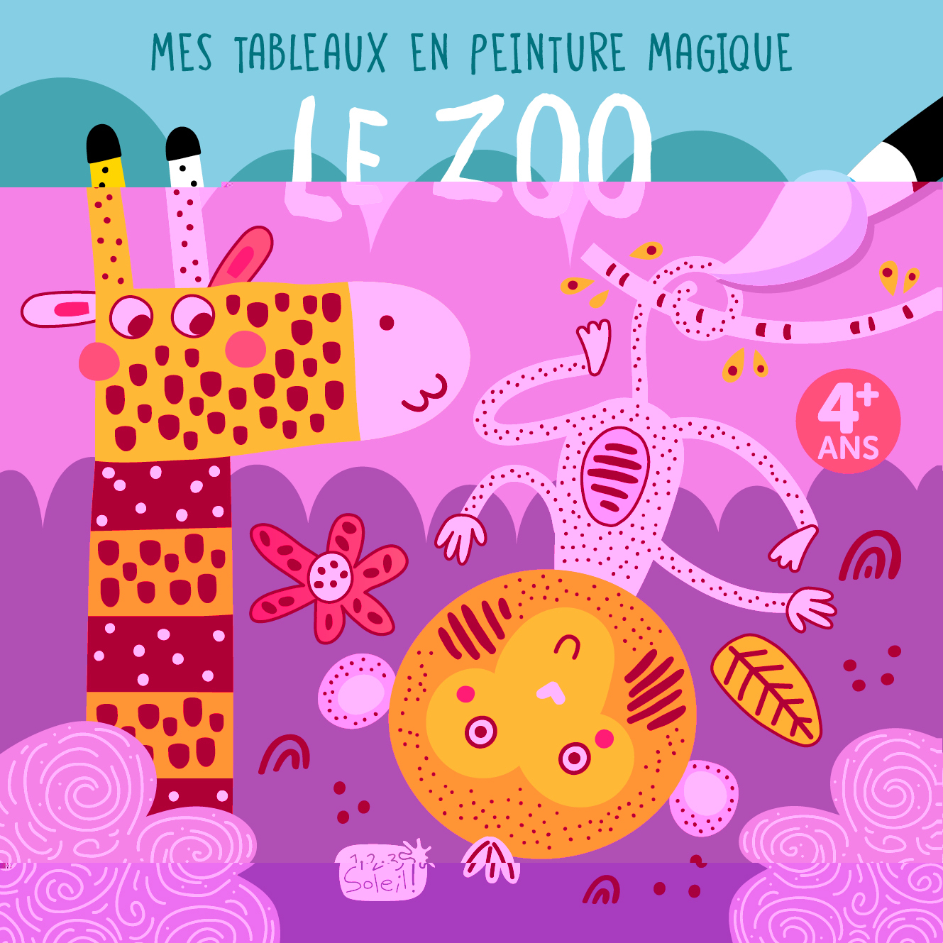 Mes tableaux en peinture magique - Le zoo