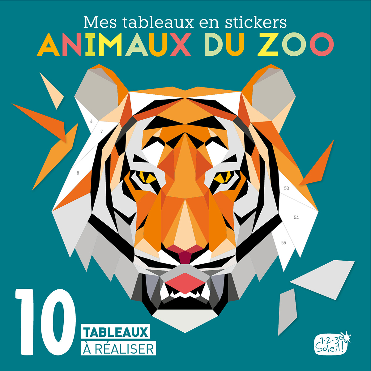 Mes tableaux en stickers - Animaux du zoo