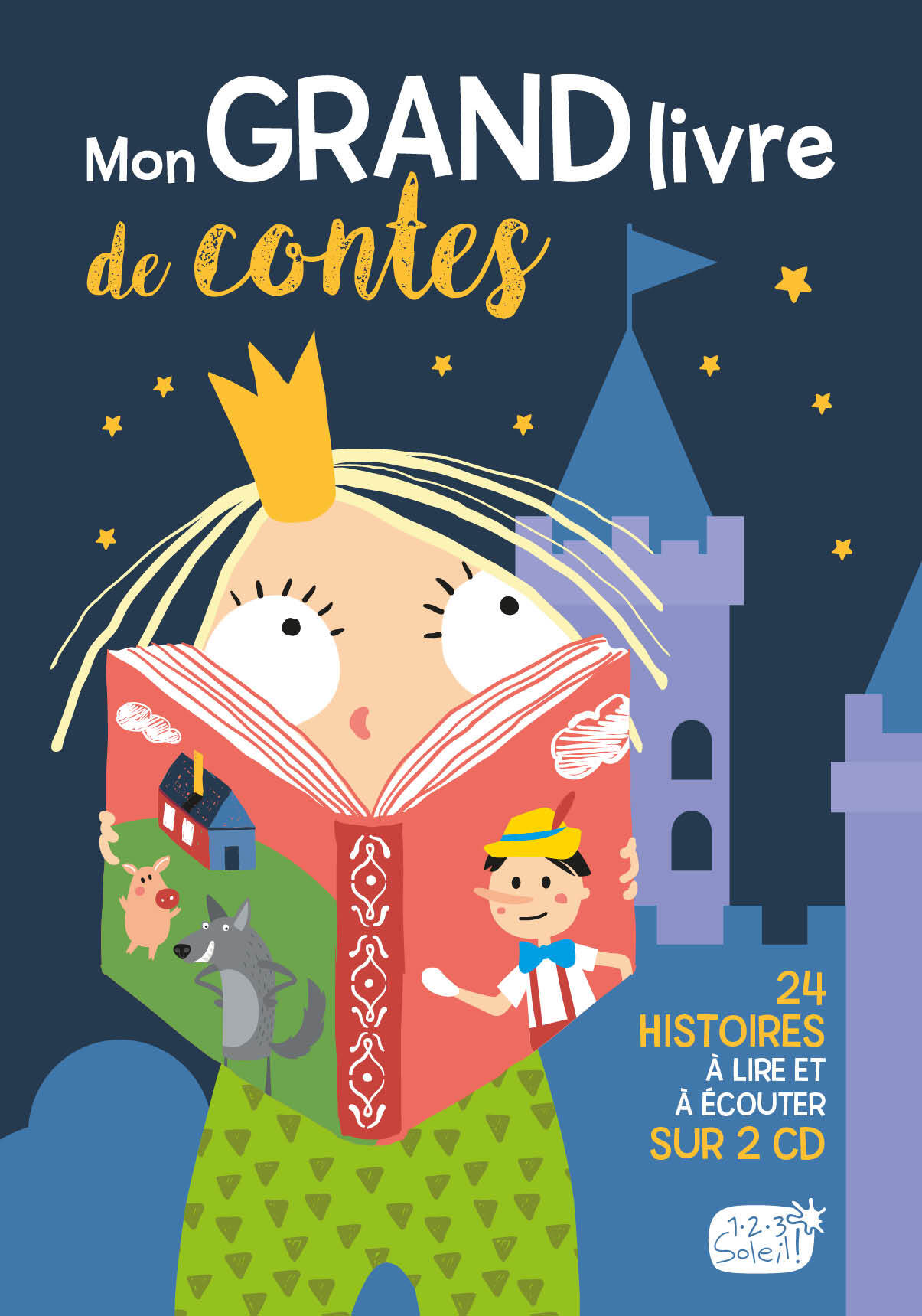 MON GRAND LIVRE DE CONTES + 2 CD