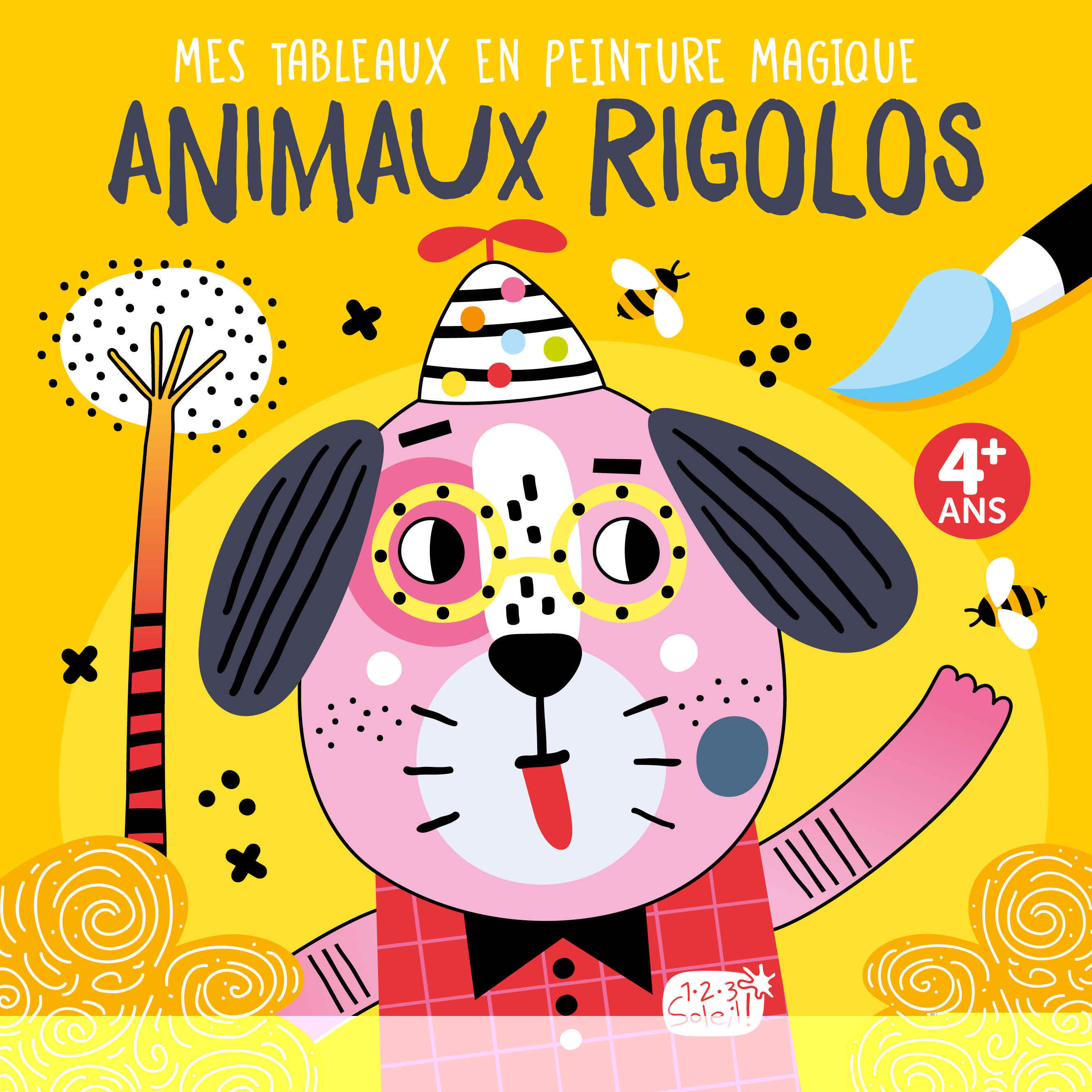 Mes tableaux en peinture magique - Animaux rigolos