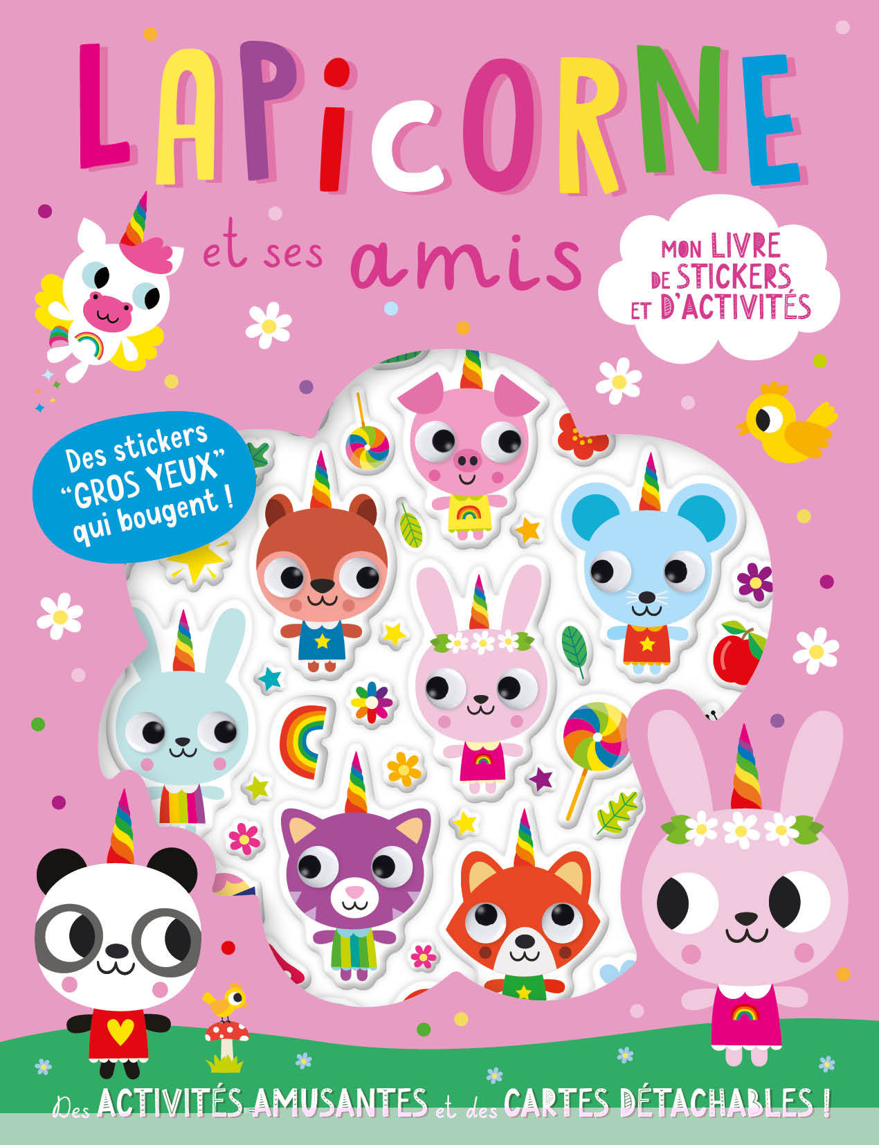 MON LIVRE DE STICKERS ET D'ACTIVITÉS - LAPICORNE ET SES AMIS