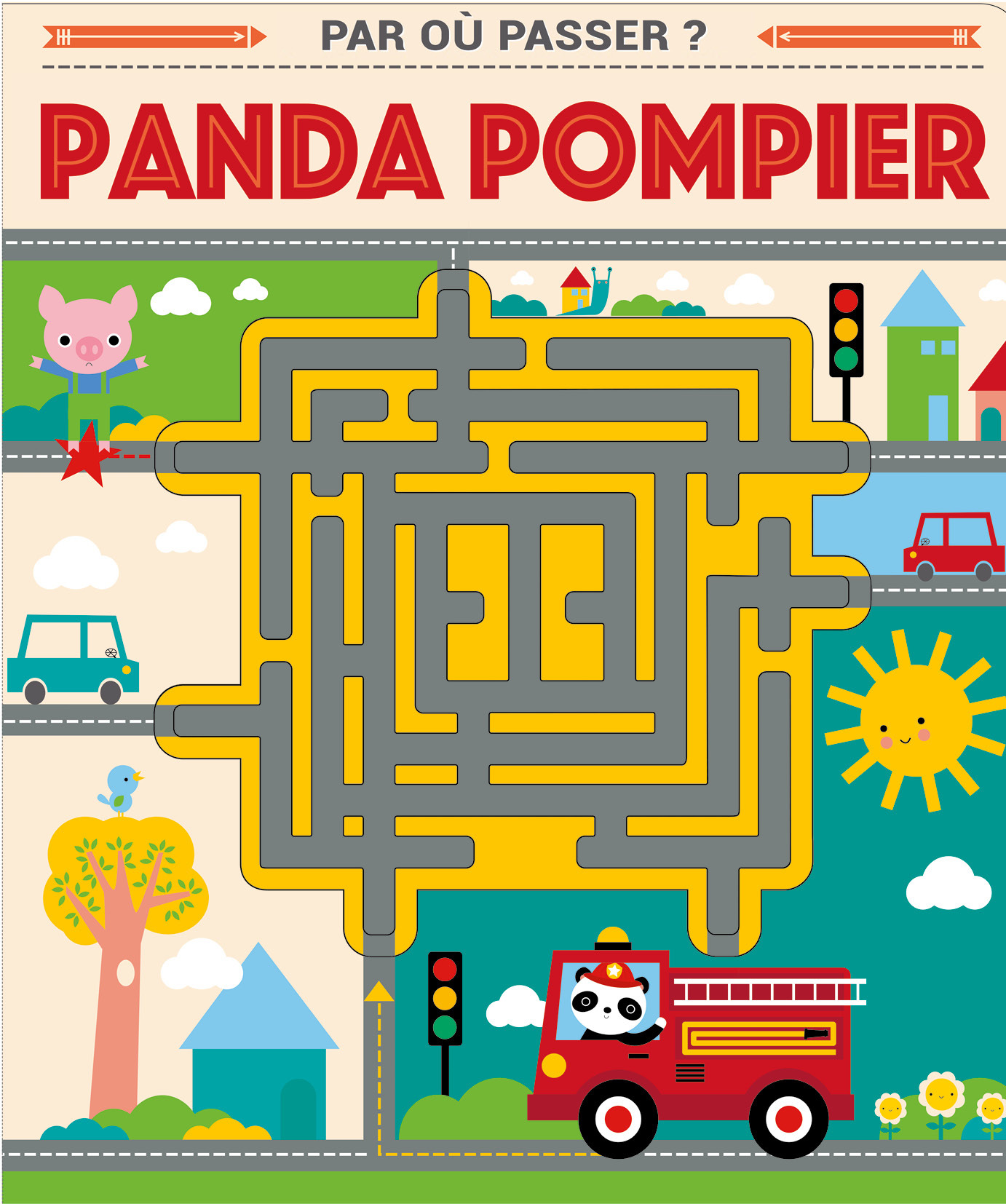 PANDA POMPIER (COLL.1ERS LABYRINTHES)