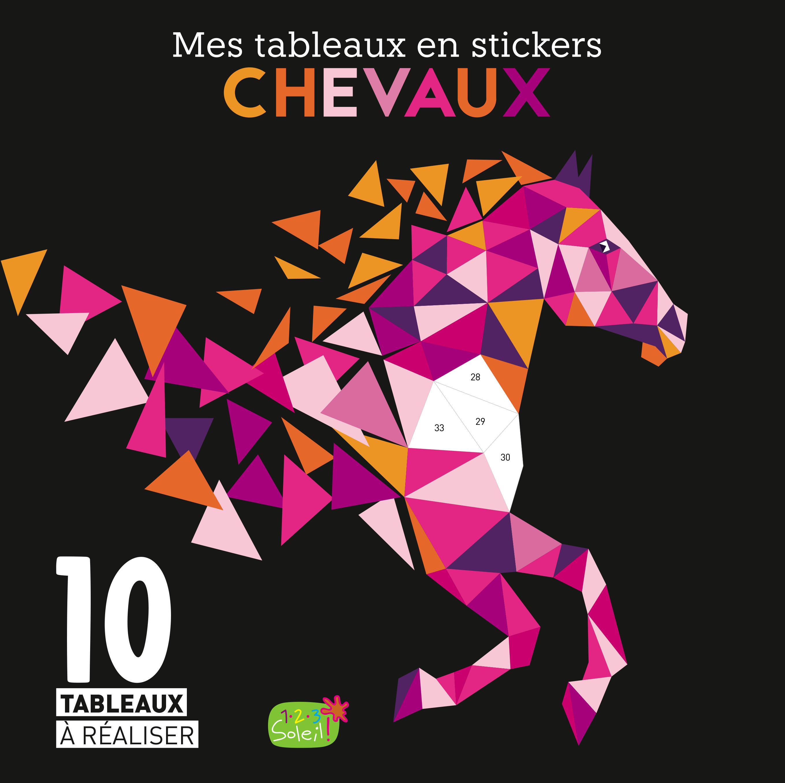 Mes tableaux en stickers - Les chevaux