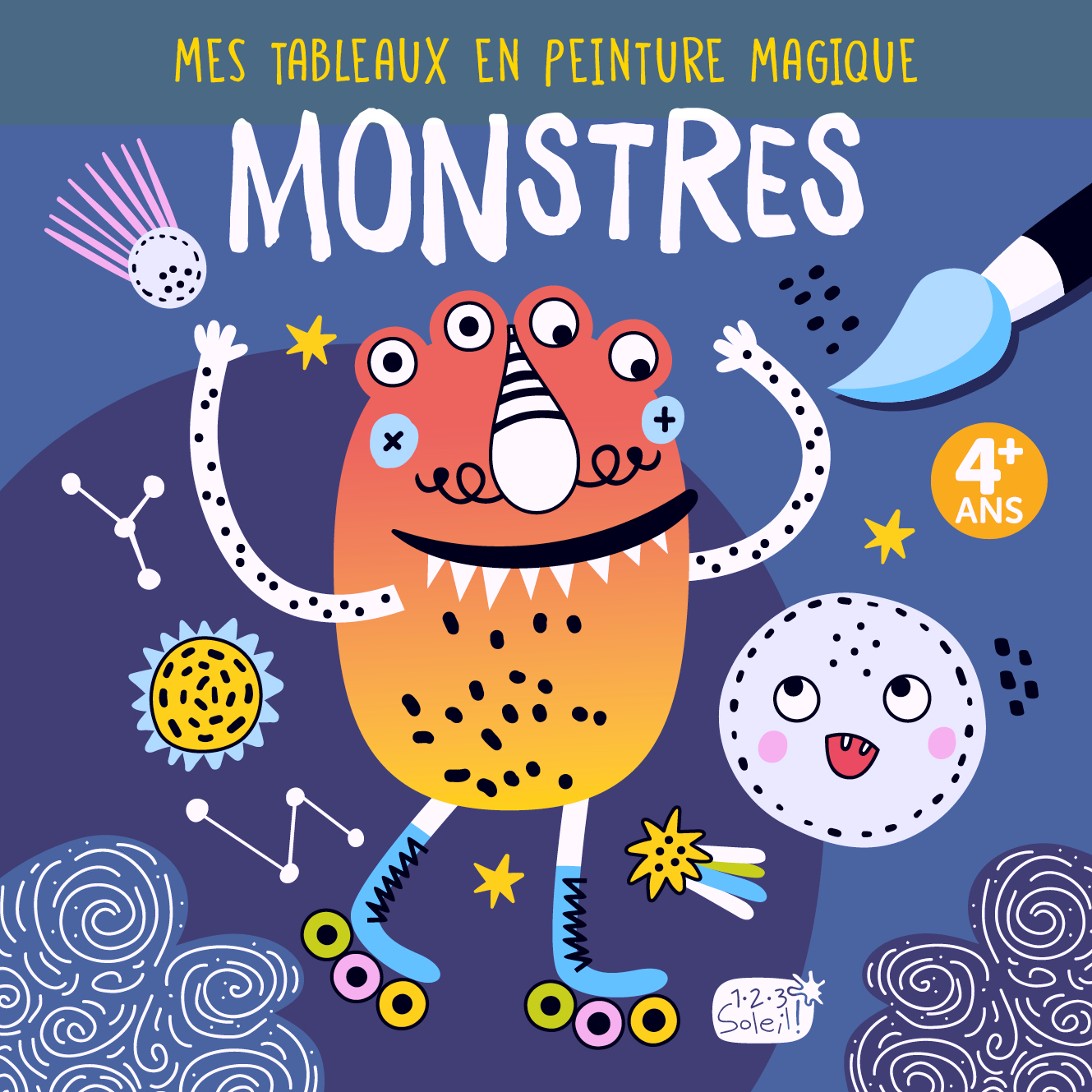 MES TABLEAUX EN PEINTURE MAGIQUE - MONSTRES