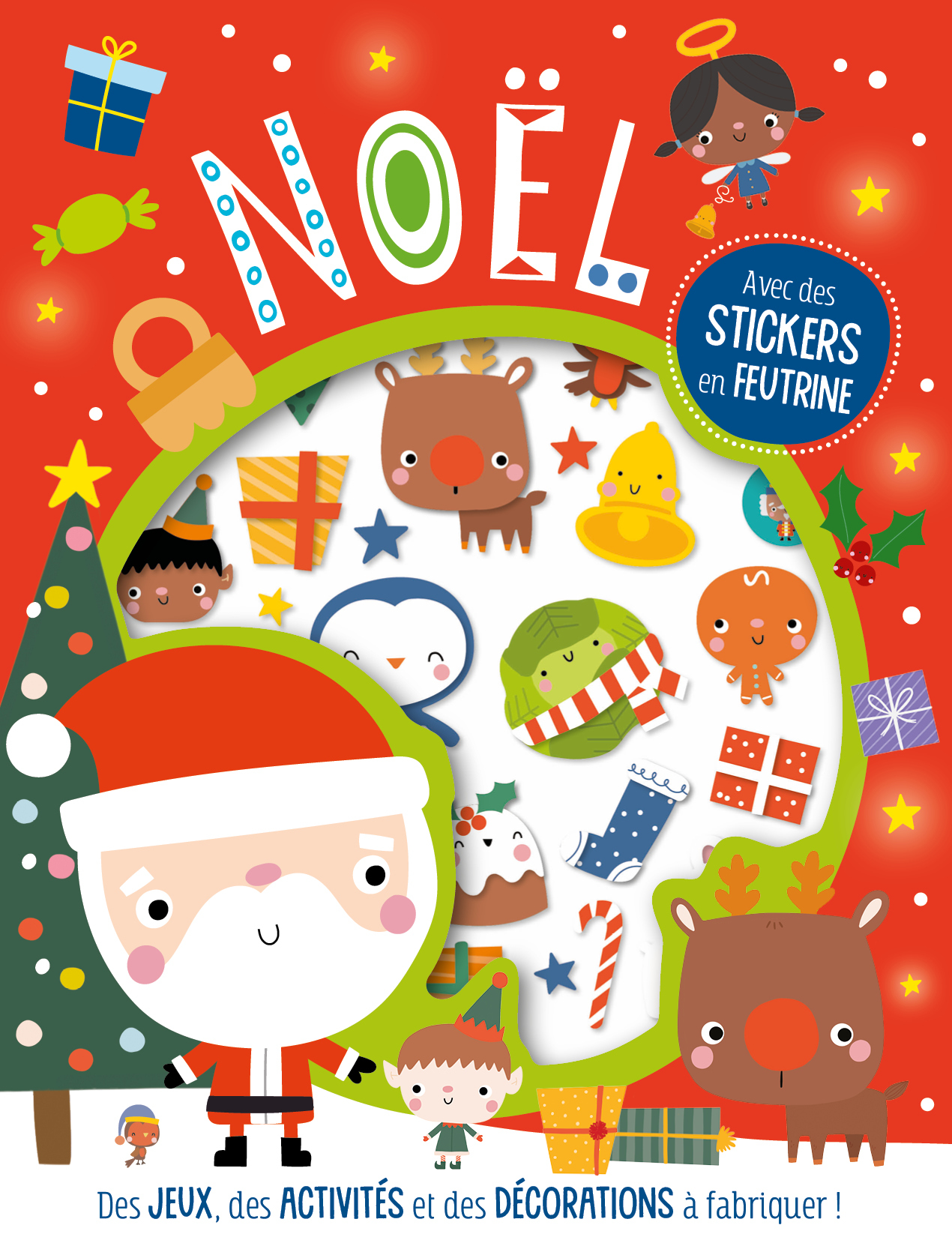 Noël - Mes stickers en feutrine