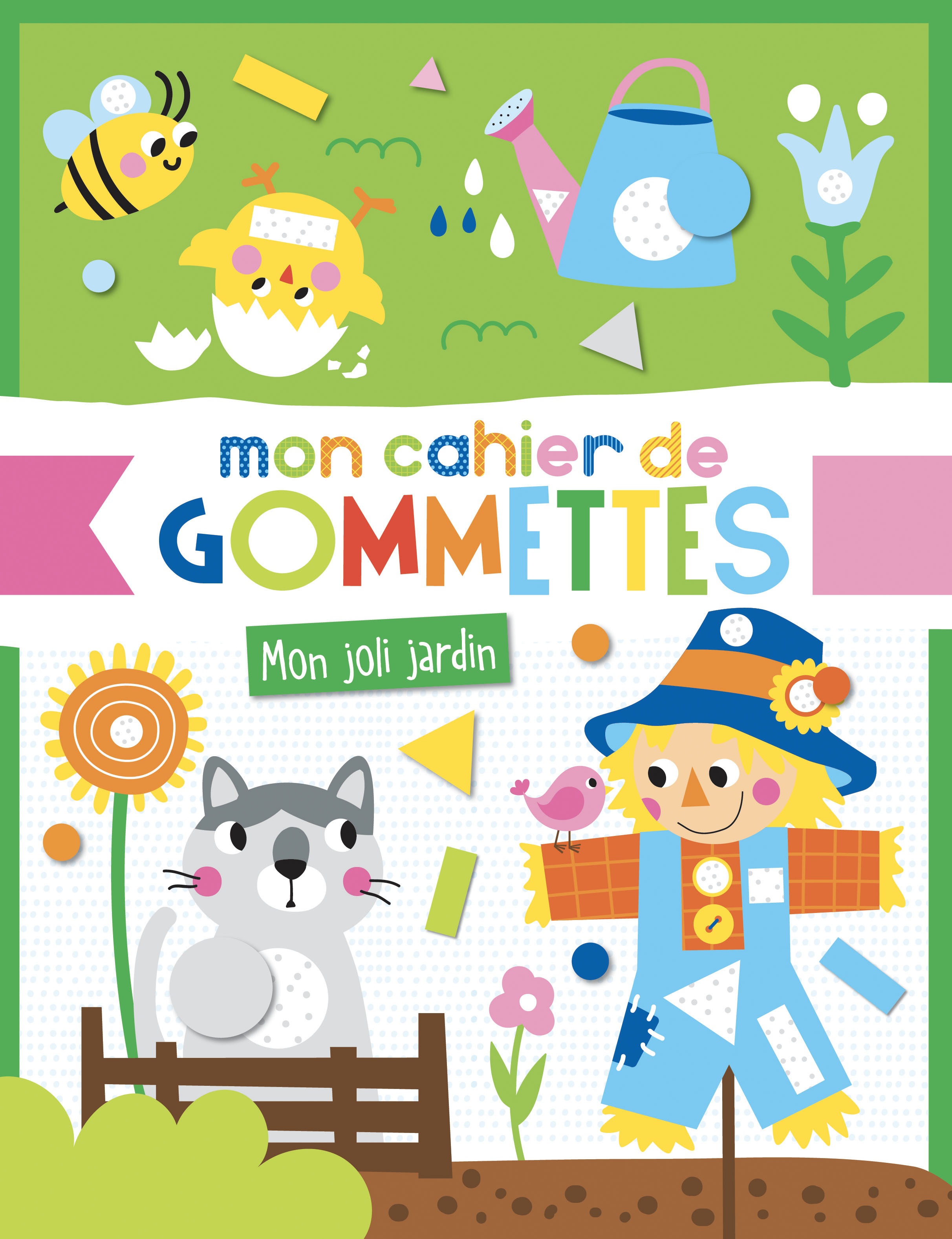 Cahier de gommettes - Mon joli jardin