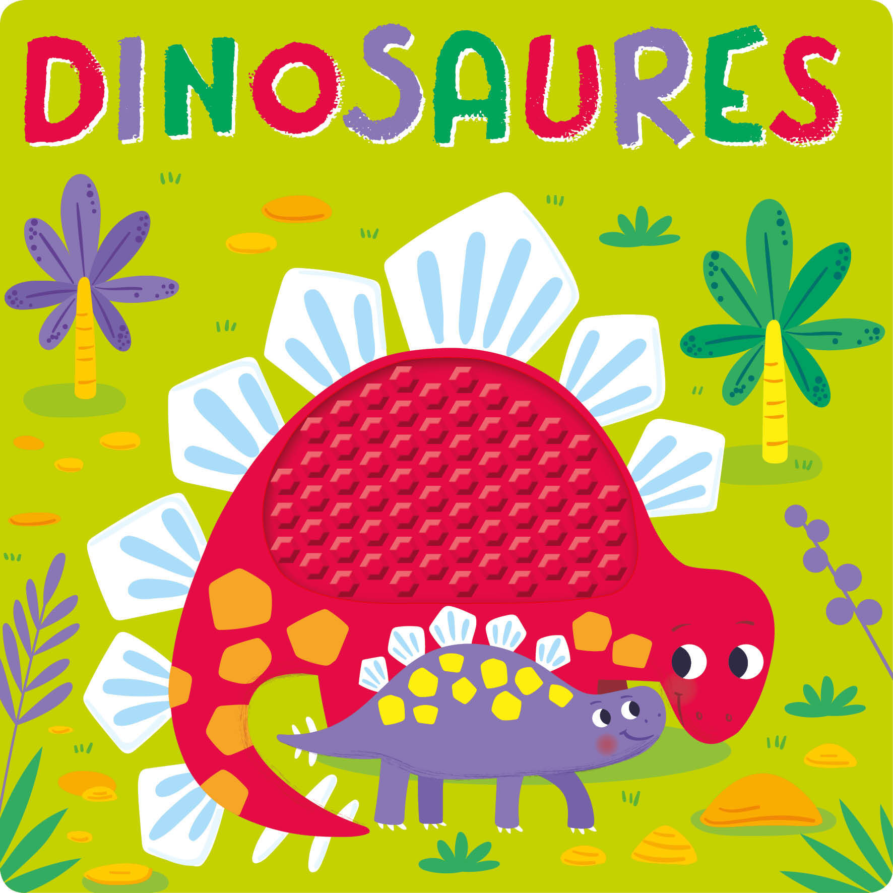 Dinosaures - mon livre à toucher silicone