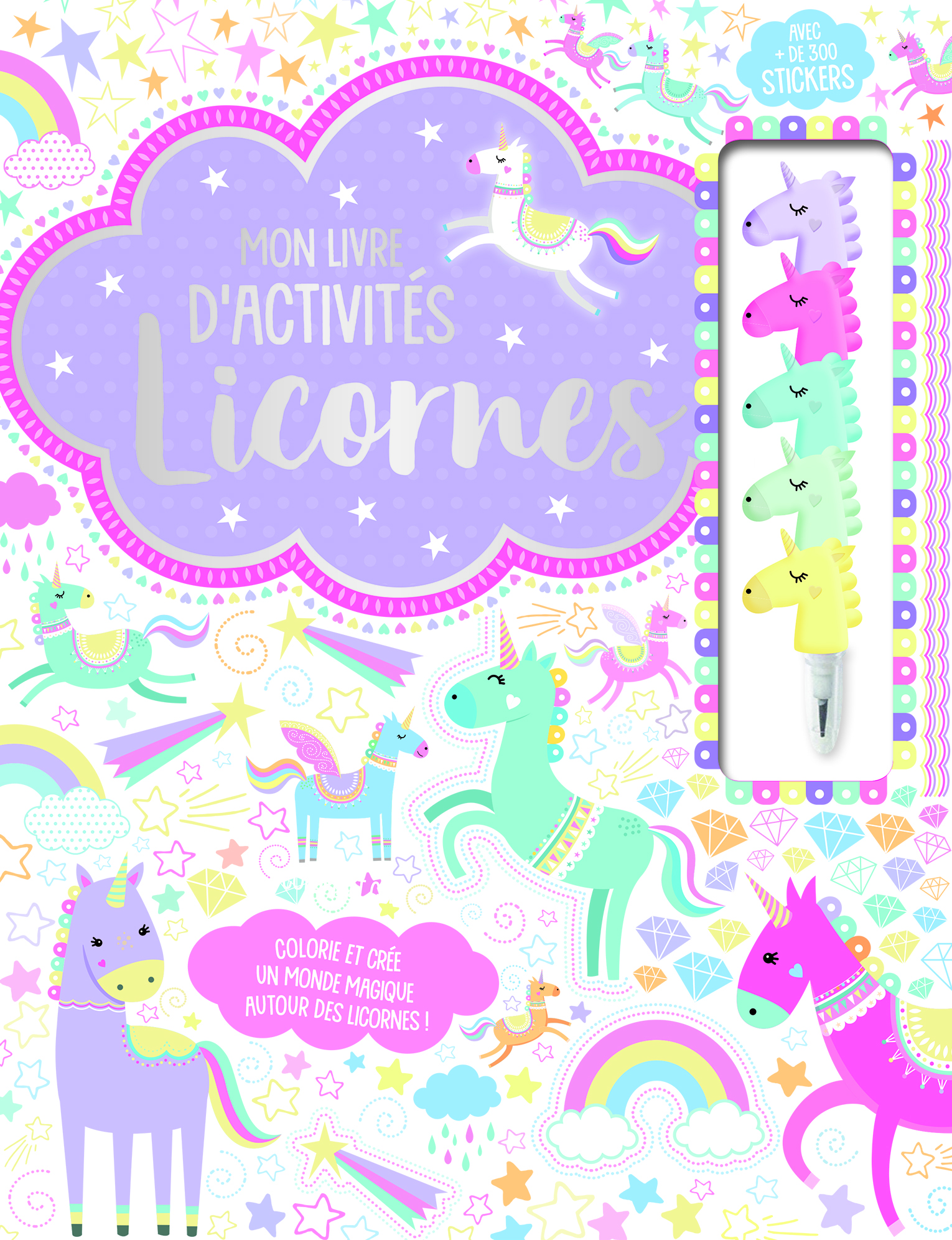 Mon livre d'activités - licornes