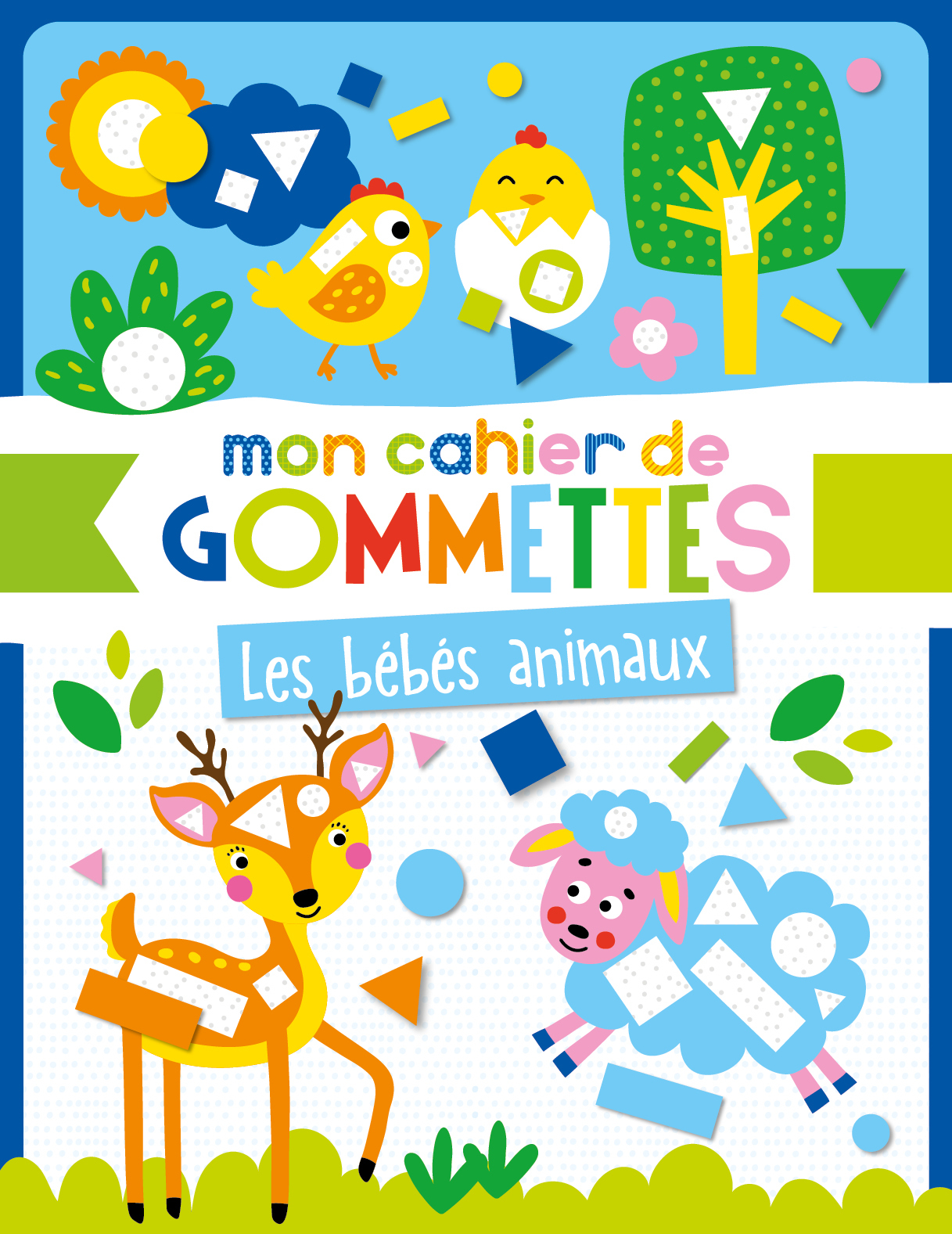 Mon cahier de gommettes - Les bébés animaux