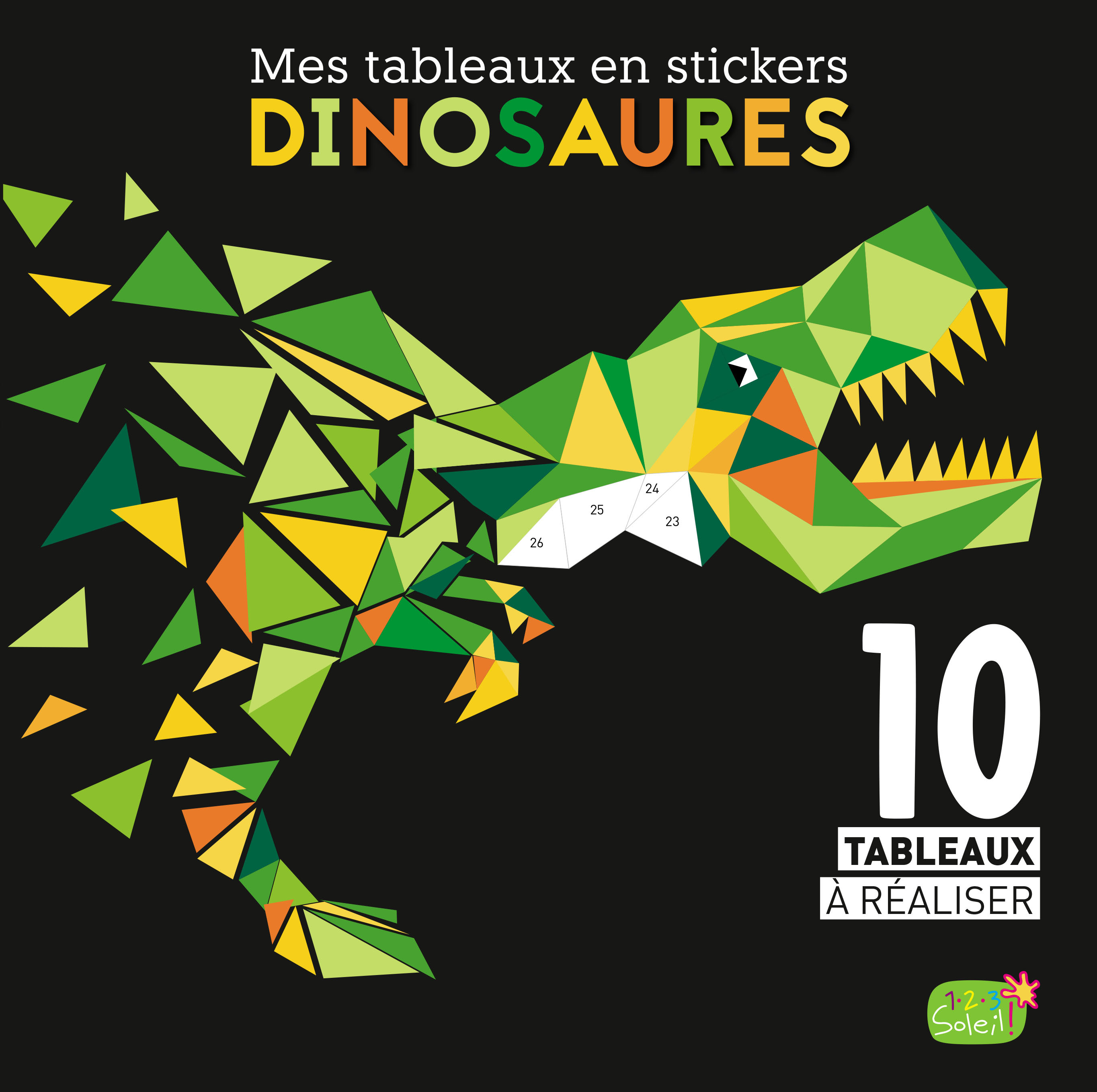 Mes tableaux en stickers - Les dinosaures