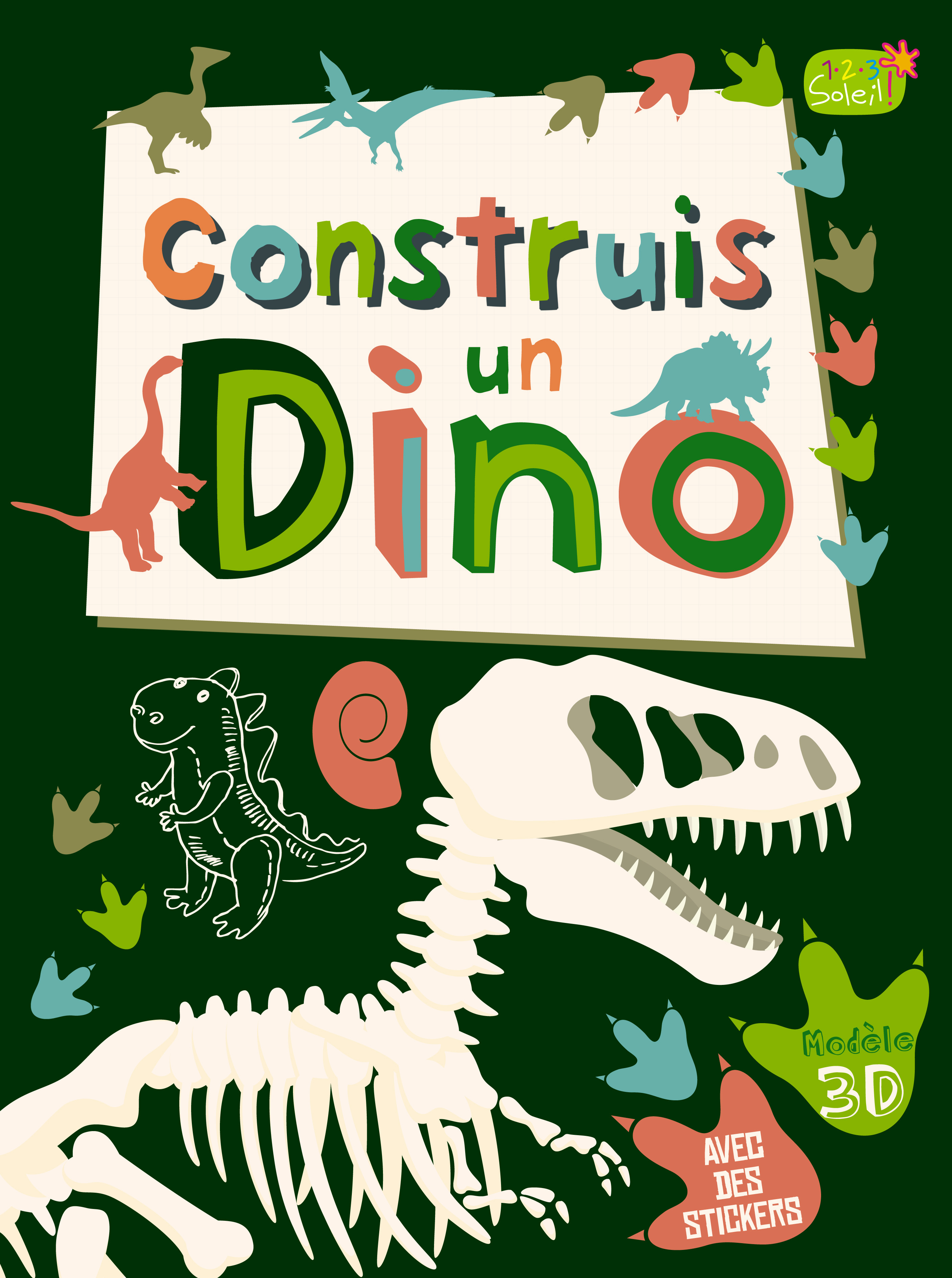 CONSTRUIS UN DINOSAURE 3D