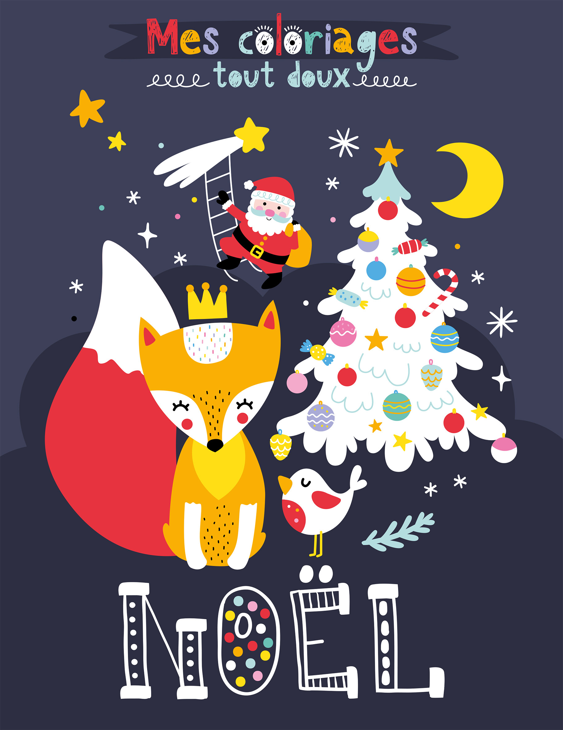 Mes coloriages tout doux - Noël