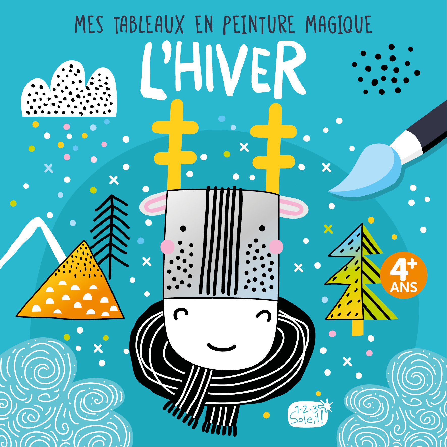 Mes tableaux en peinture magique - L'hiver