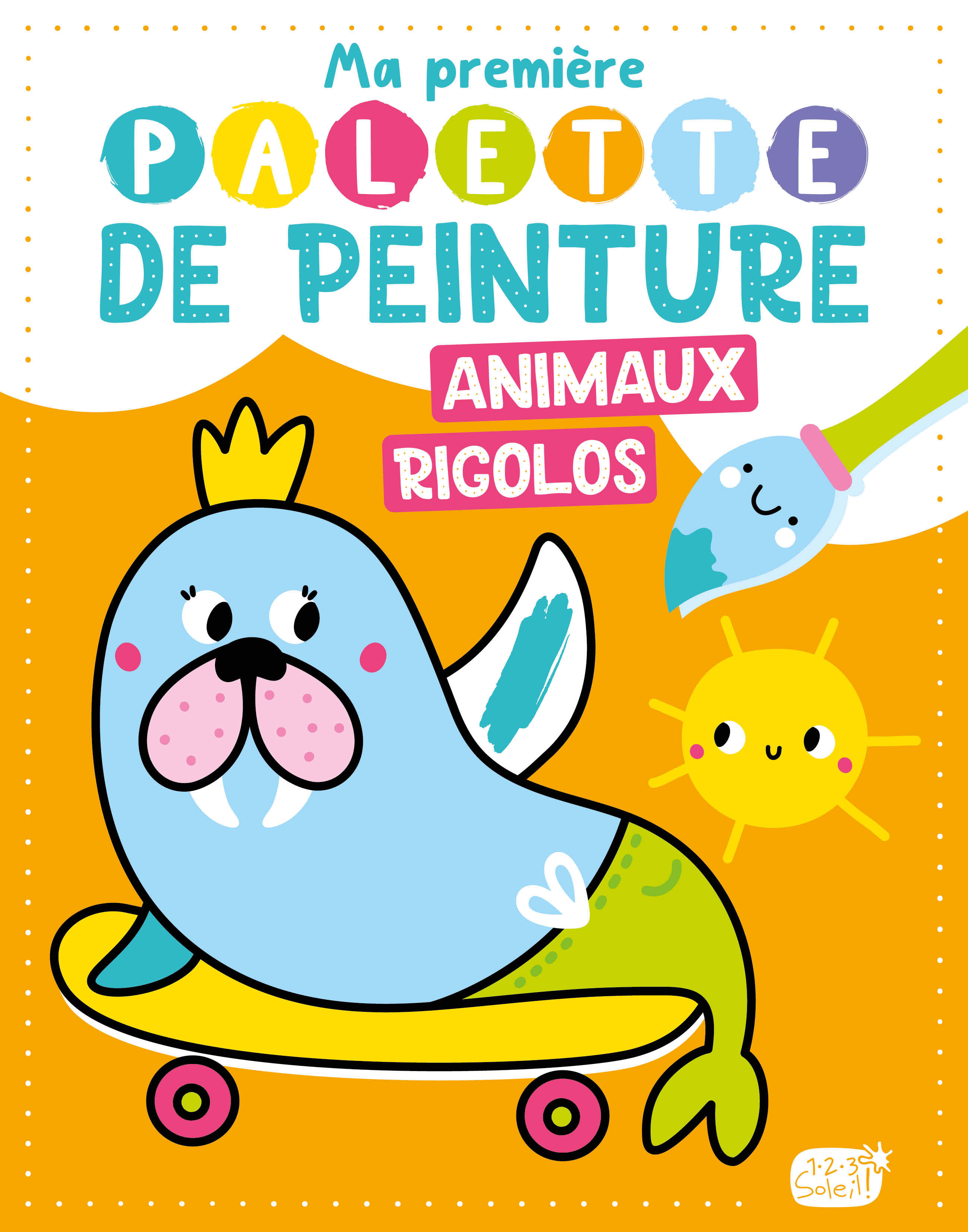 Première palette de peinture - Animaux rigolos