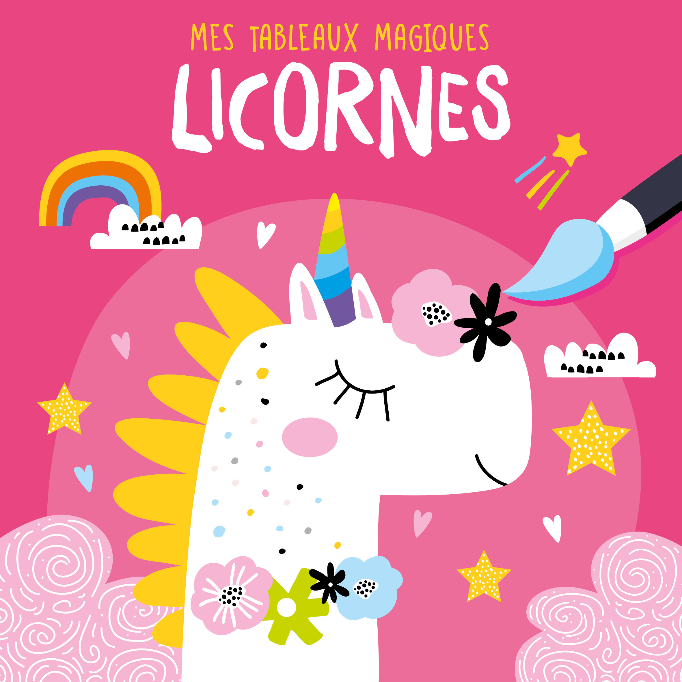 Mes tableaux en peinture magique - Licorne