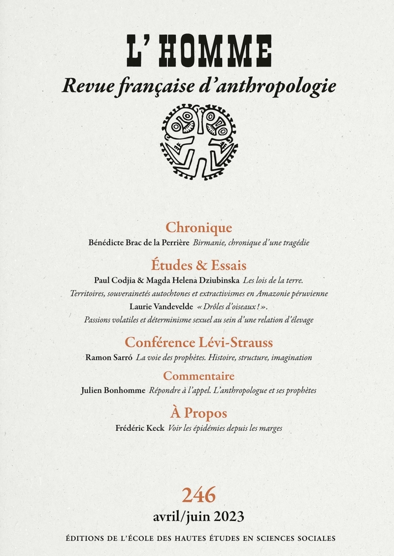 L'Homme n°246 - Varia