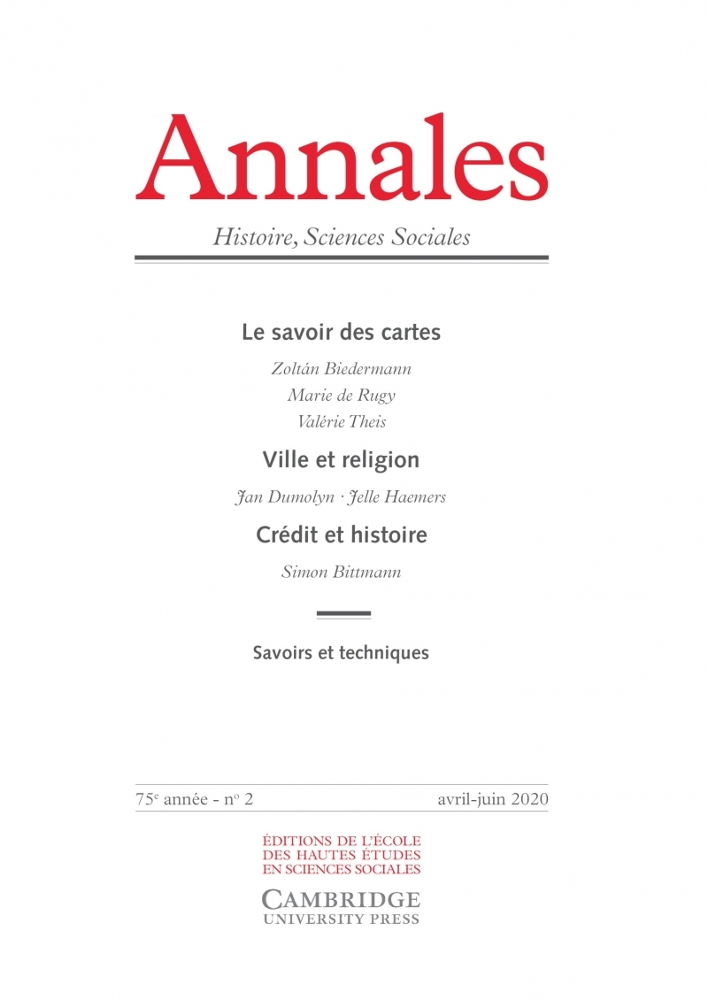Annales. Histoire Sciences Sociales, n° 2020/2 - Le savoir d