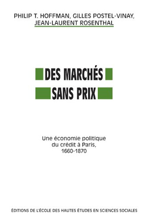 Des marchés sans prix - Une économie politique du crédit à P