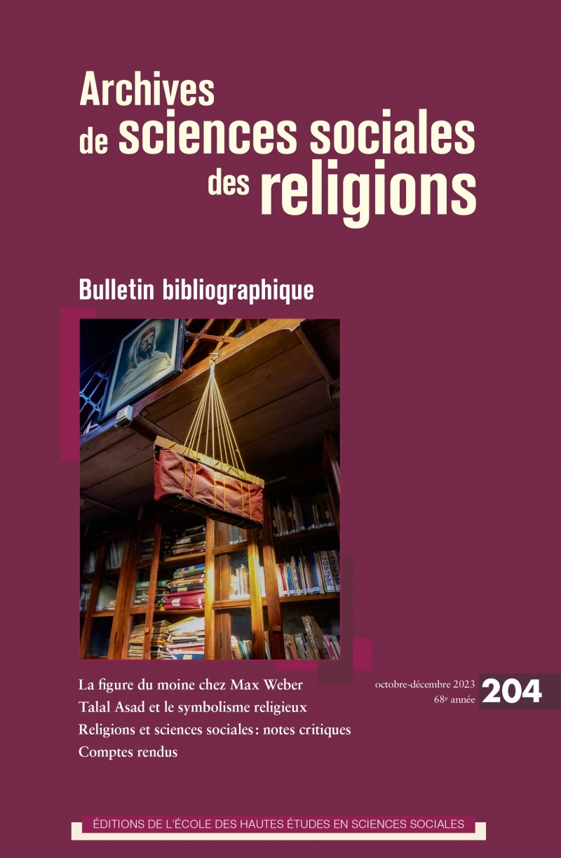ASSR n° 204 - Bulletin bibliographique