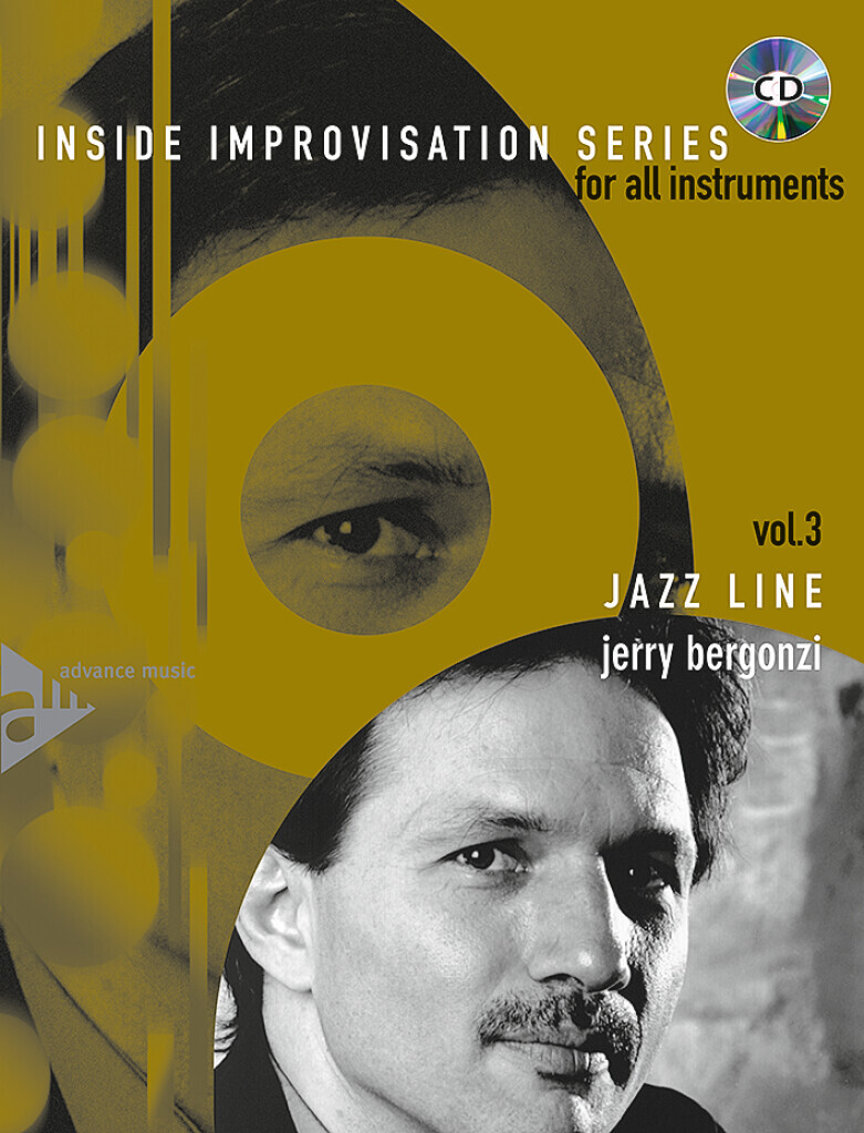 JERRY BERGONZI :  INSIDE IMPROVISATION 3 - JAZZ LINE - RECUEIL + CD (TOUS INSTRUMENTS)