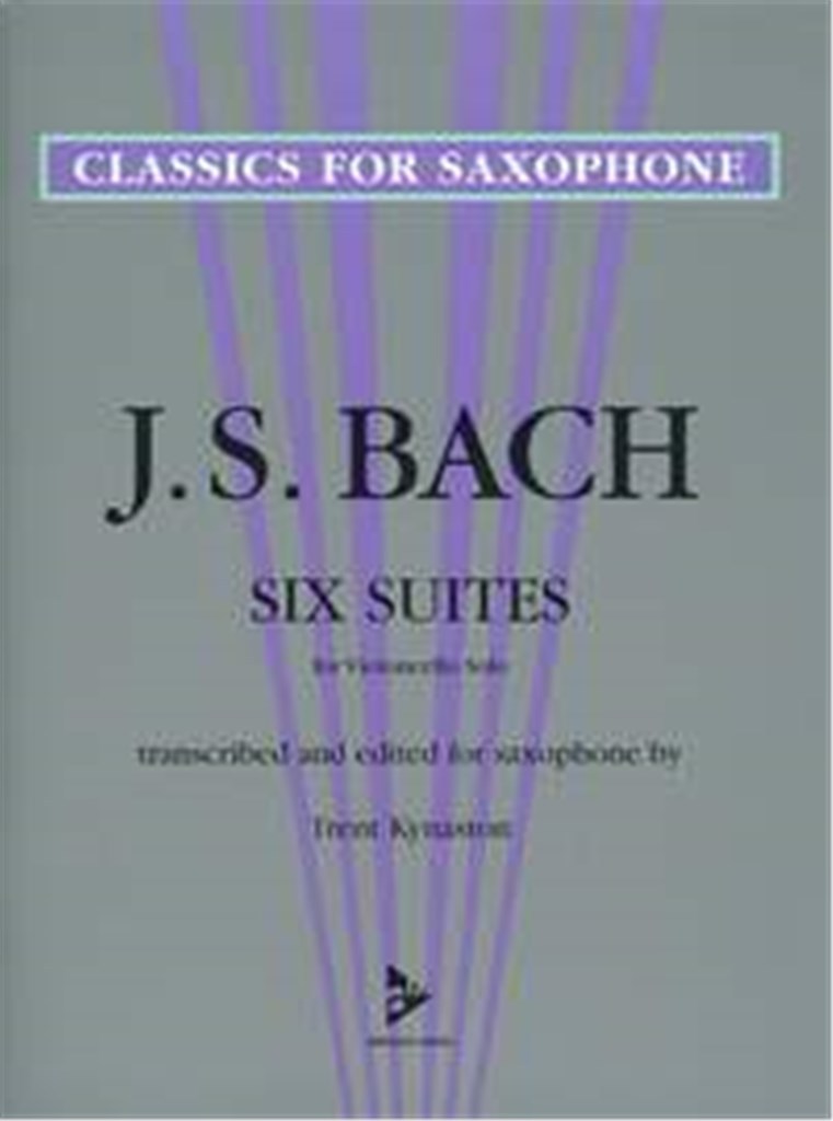 JOHANN SEBASTIAN BACH : 6 SUITES (KYNASTON) - SAXOPHONE