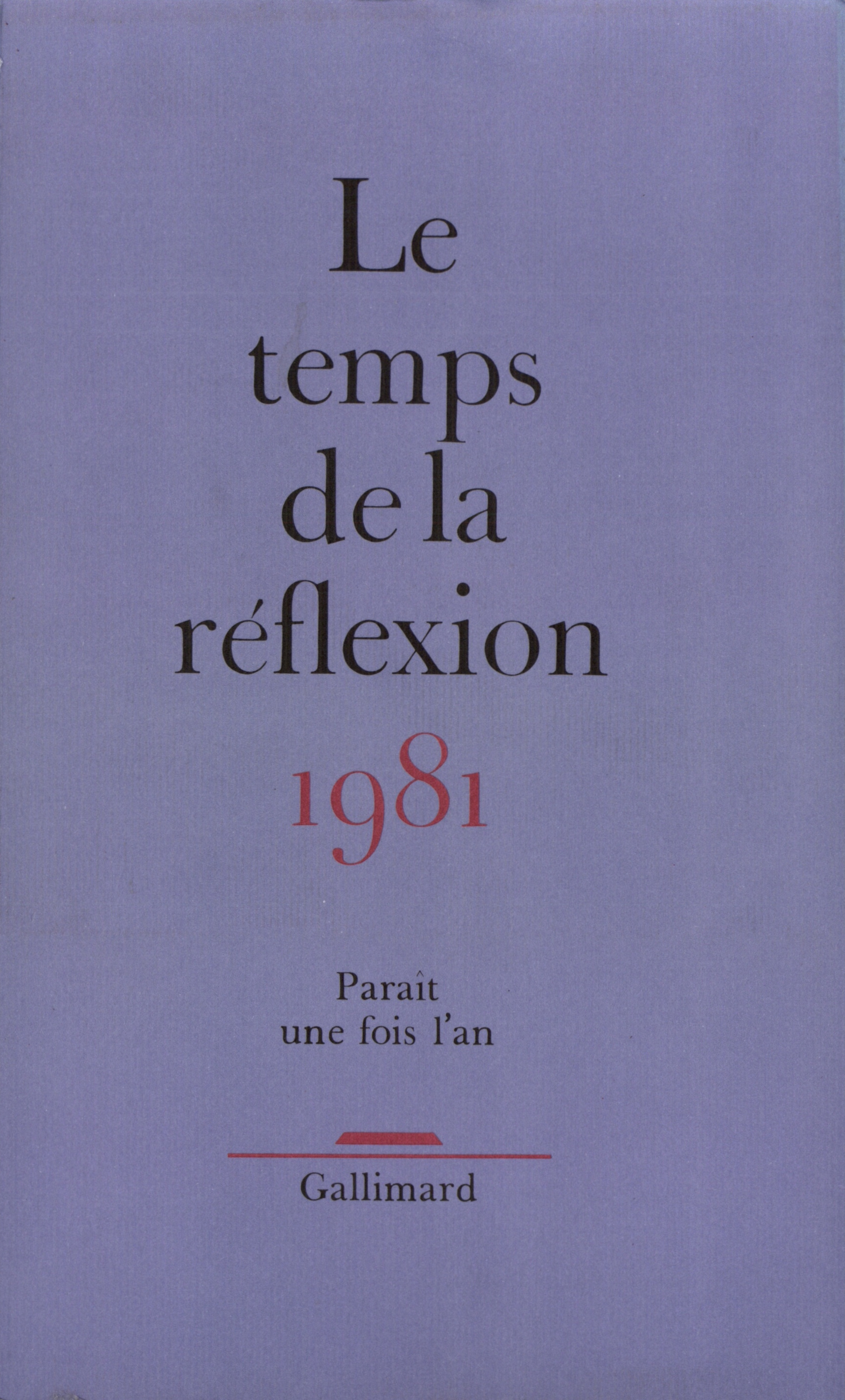 Le Temps de la réflexion