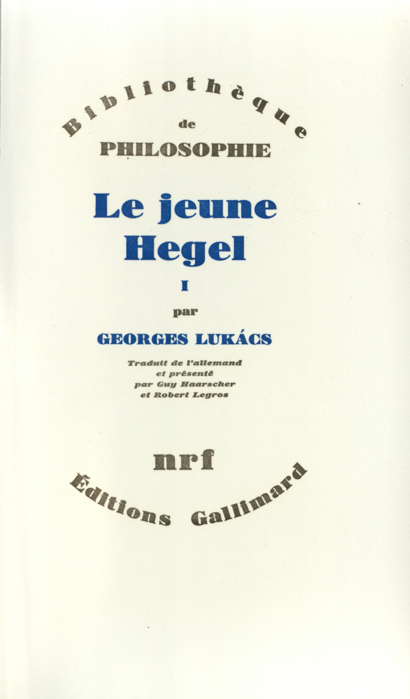 Le Jeune Hegel