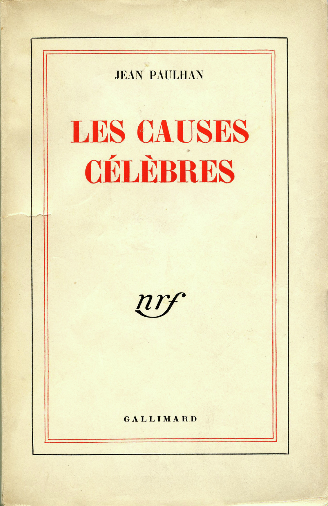 LES CAUSES CELEBRES