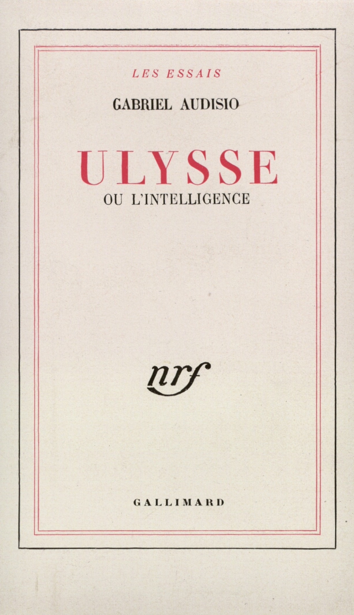 ULYSSE OU L'INTELLIGENCE