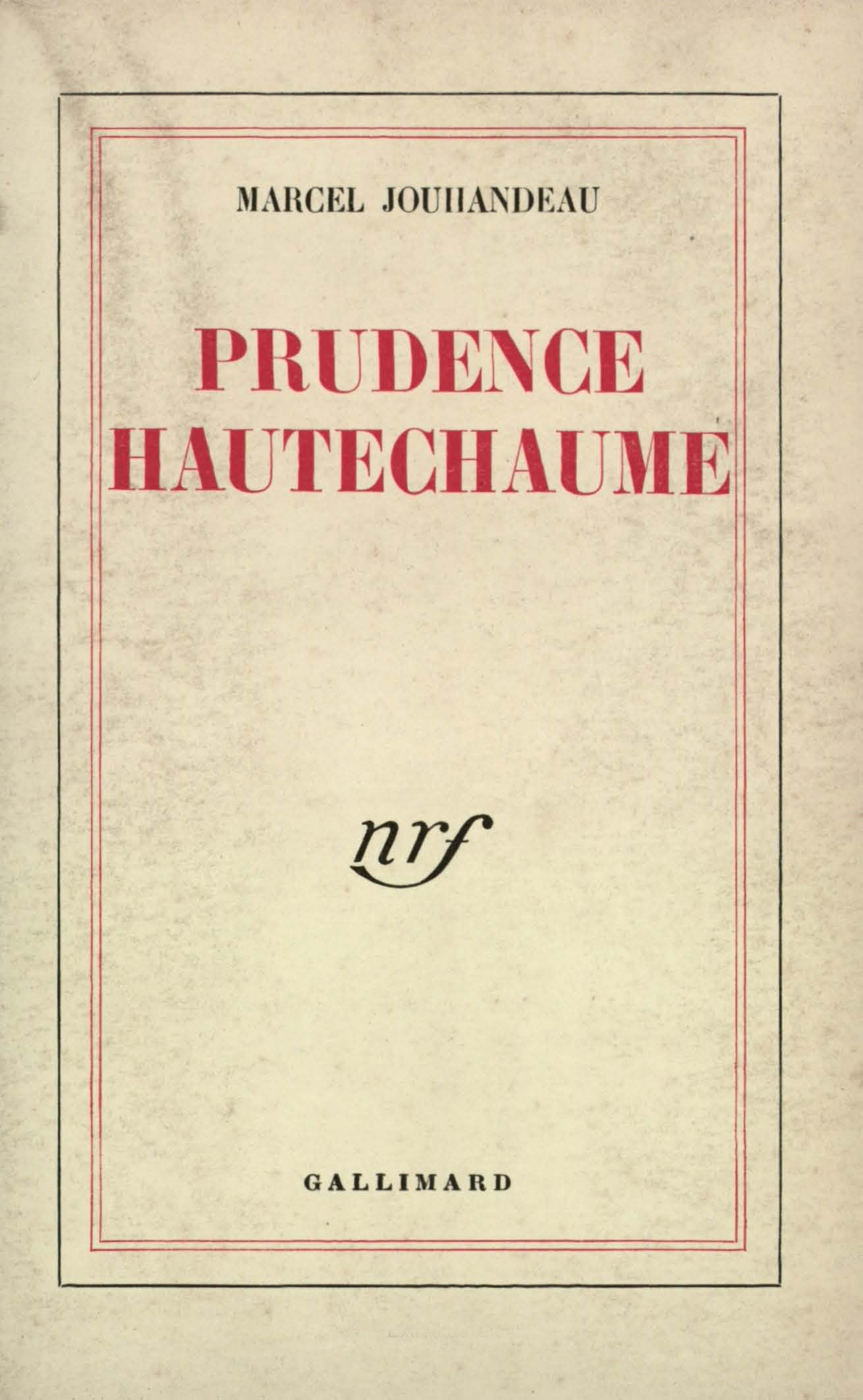 PRUDENCE HAUTECHAUME
