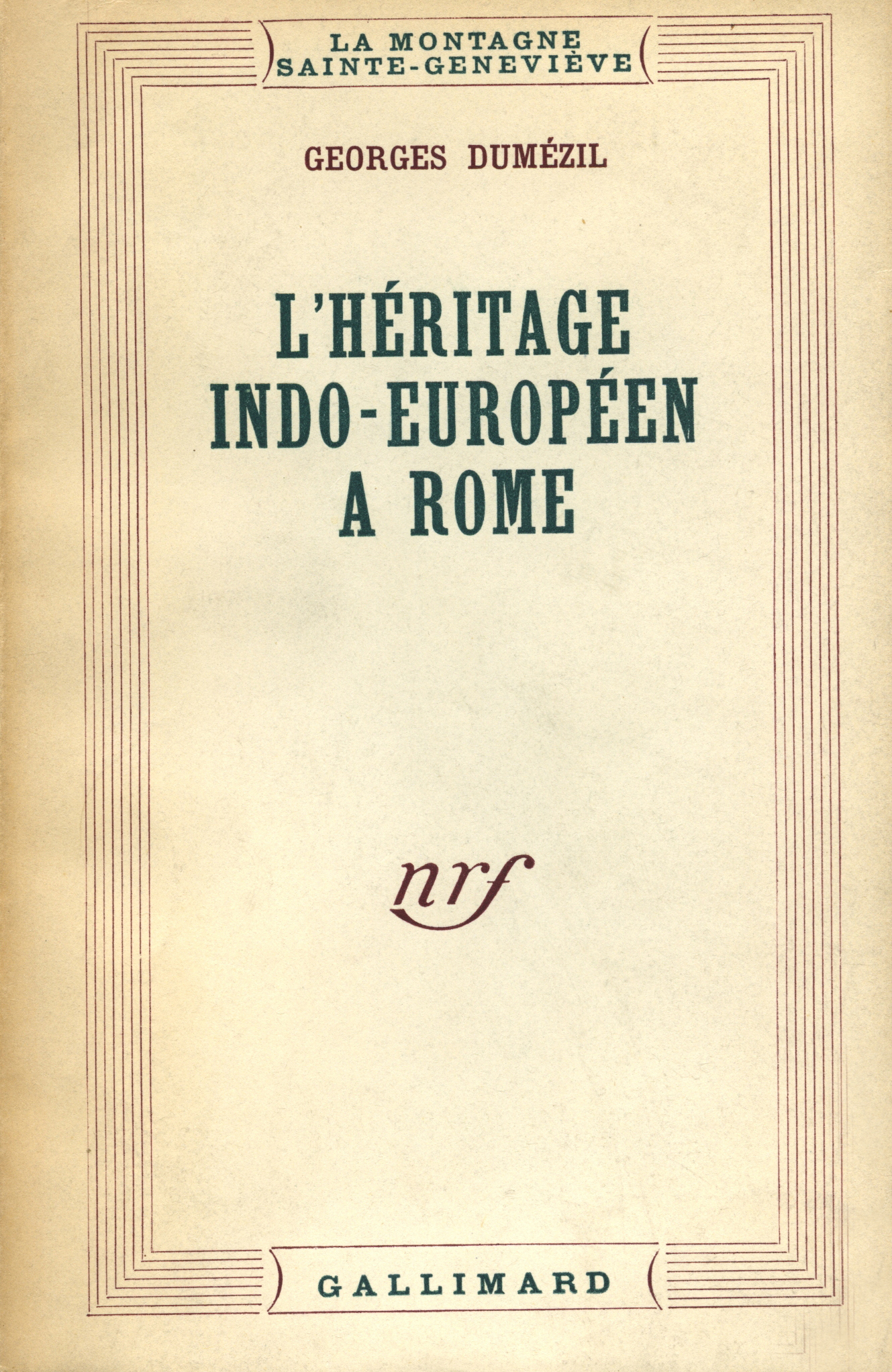 L'Héritage indo-européen à Rome