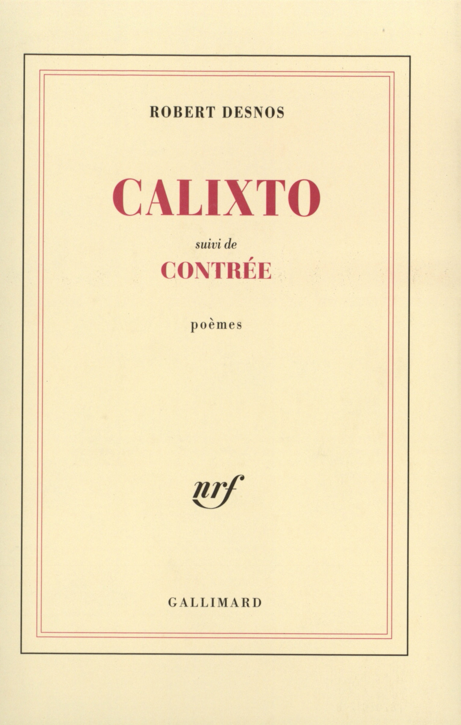 Calixto / Contrée