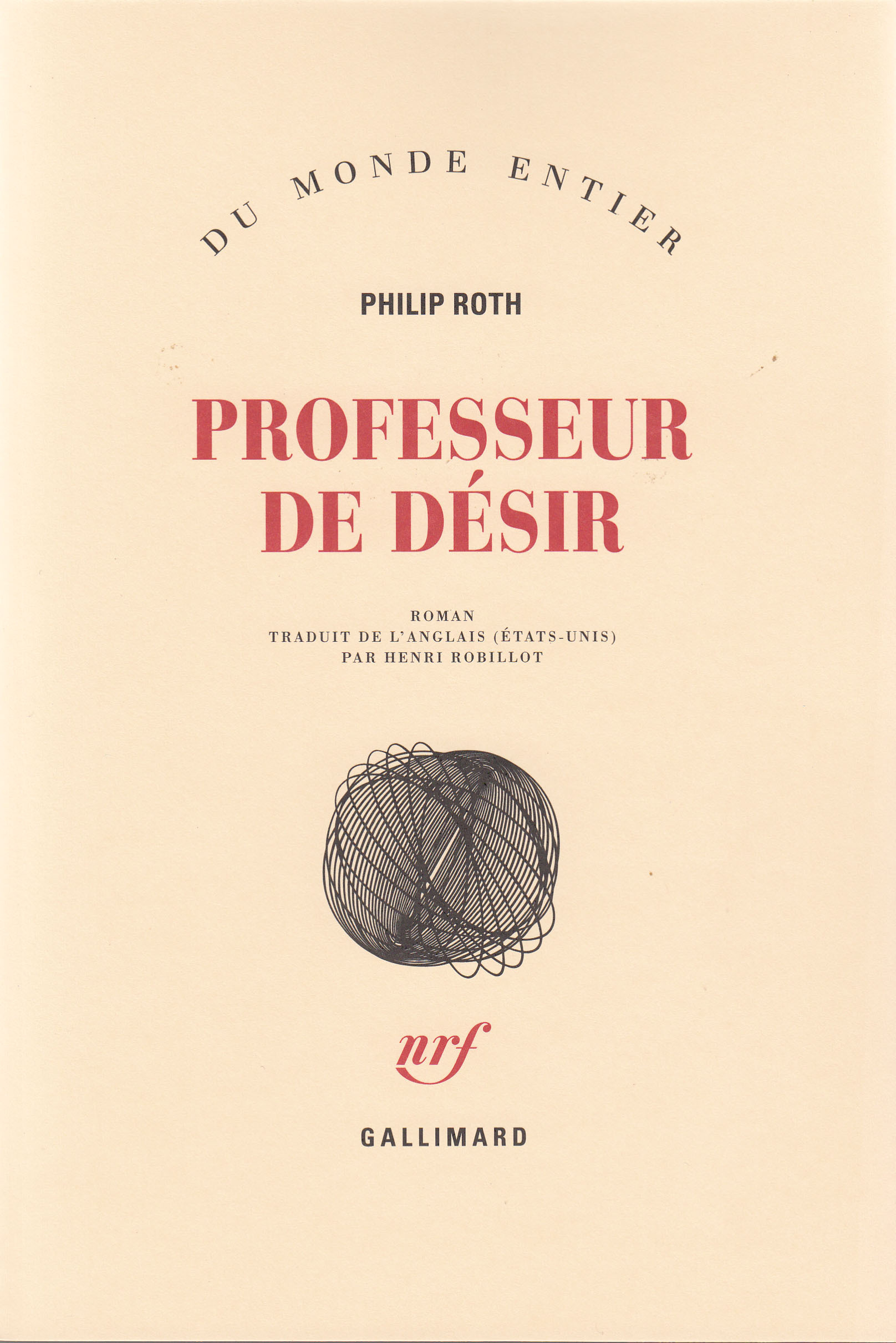 Les livres de Kepesh - Professeur de désir