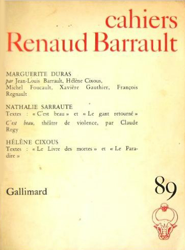 Cahiers Renaud Barrault