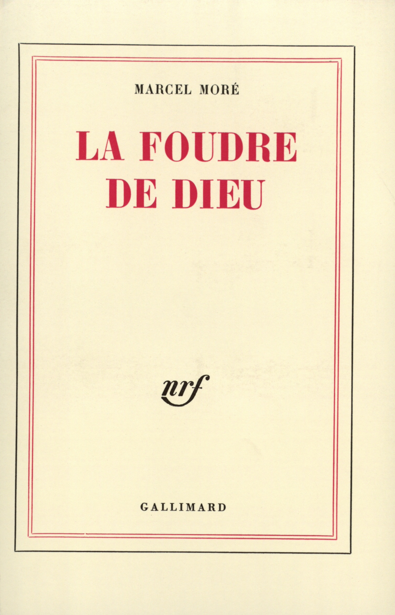 La Foudre de Dieu