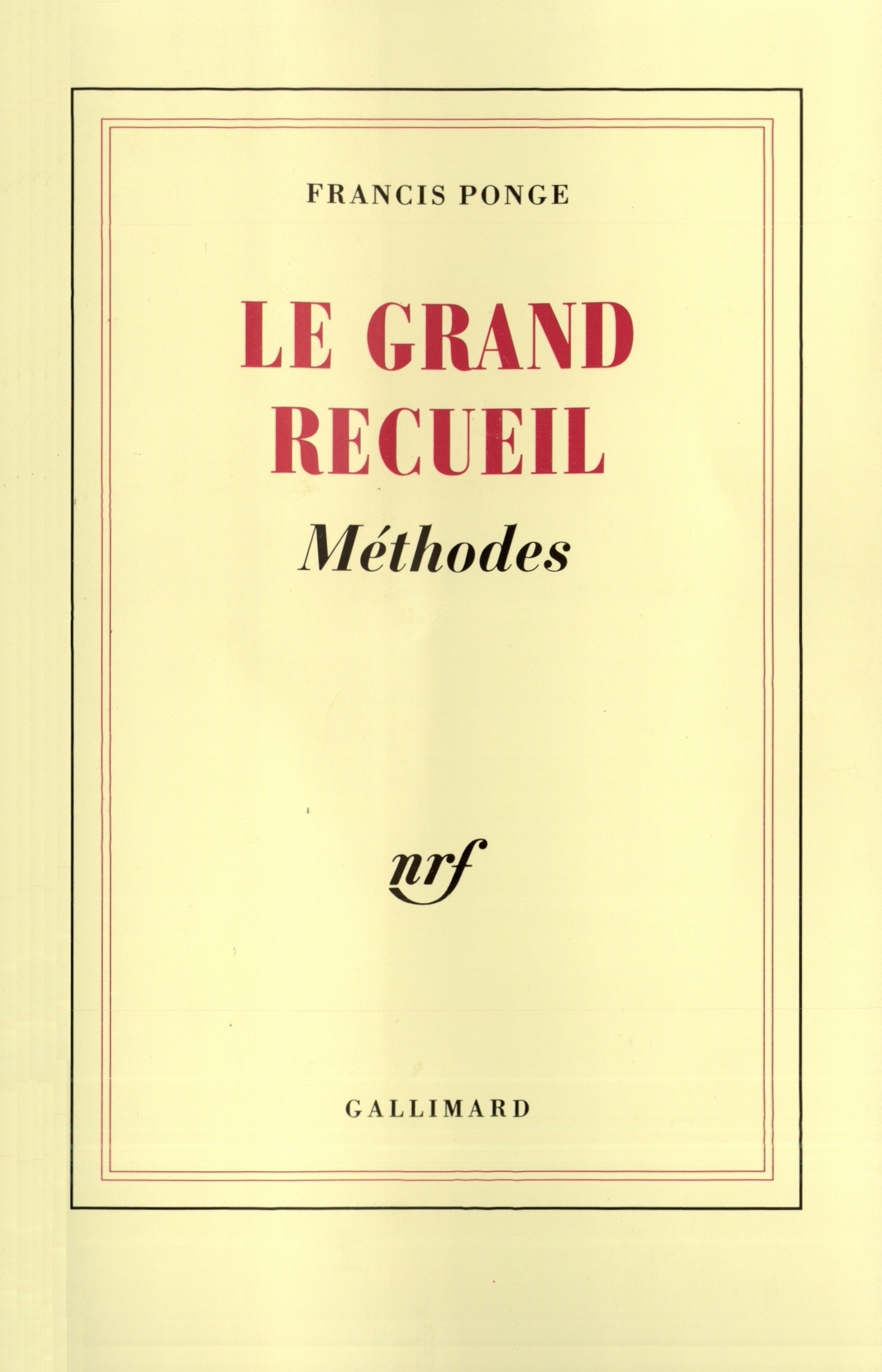 Le Grand recueil