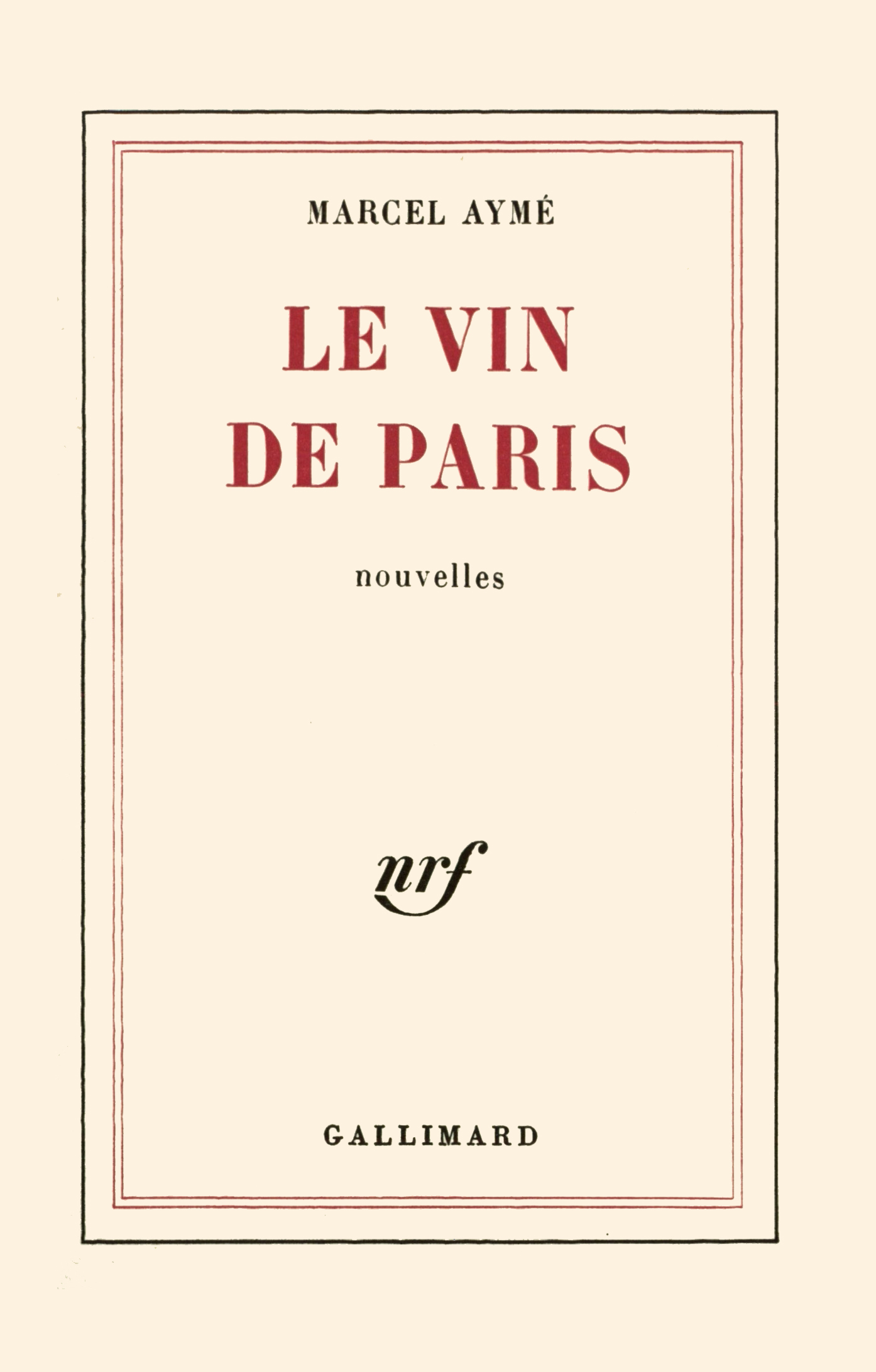 LE VIN DE PARIS