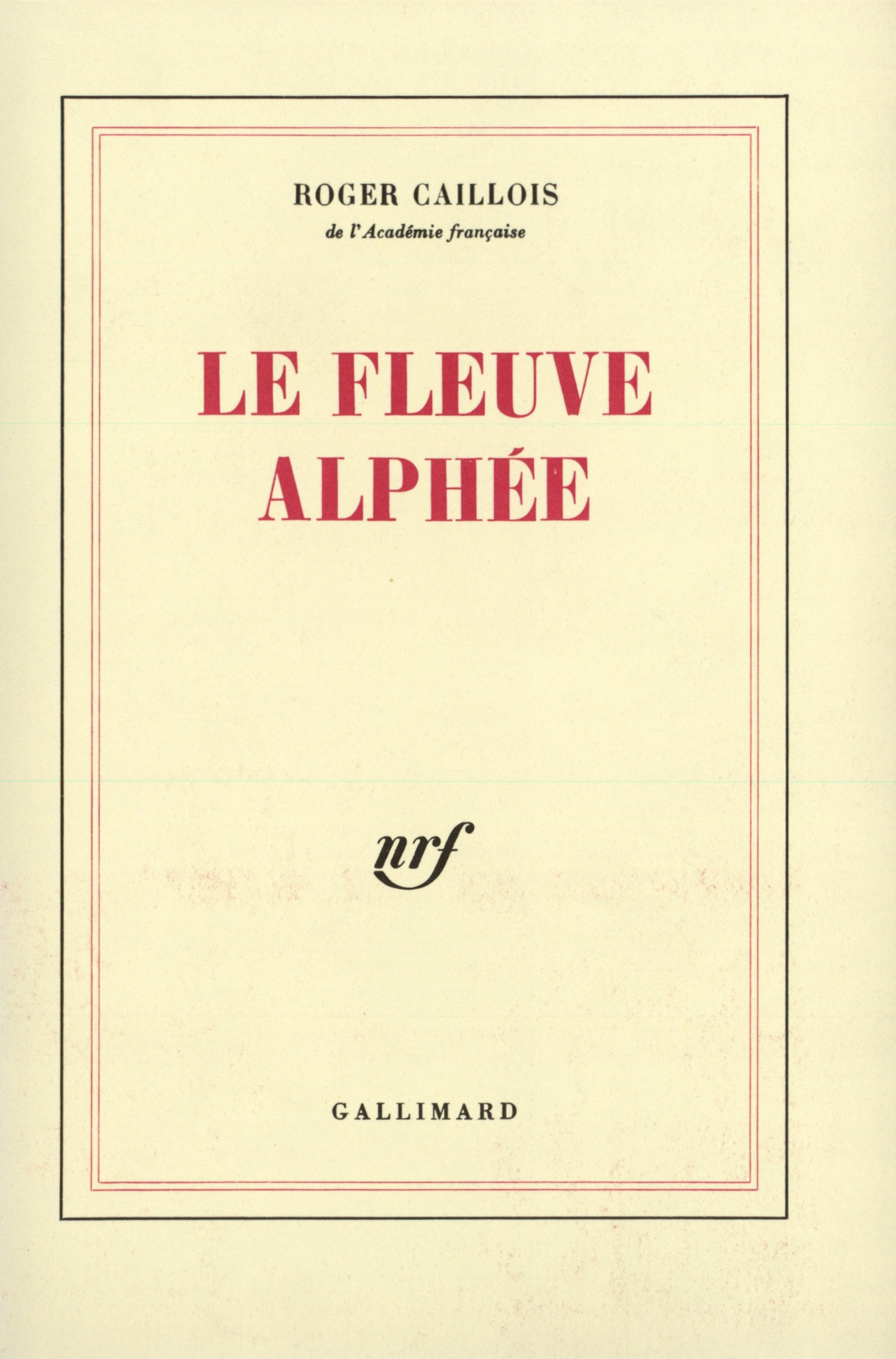 Le fleuve Alphée