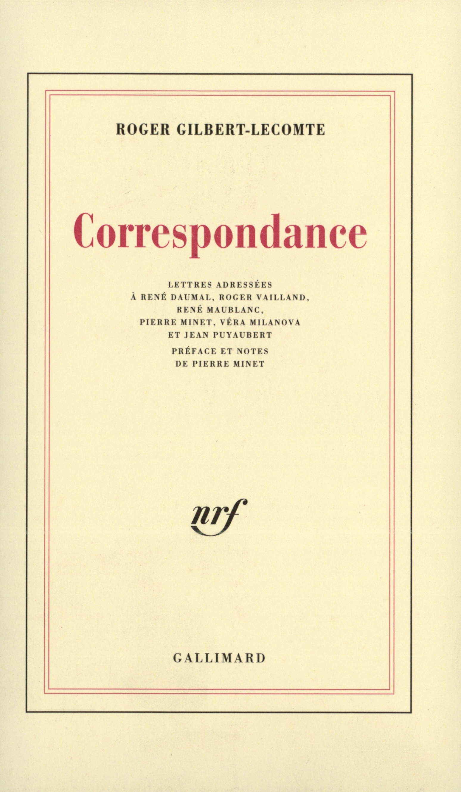 Correspondance