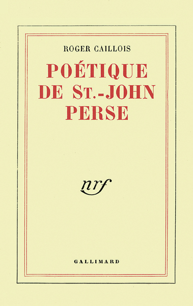 Poétique de St-John Perse