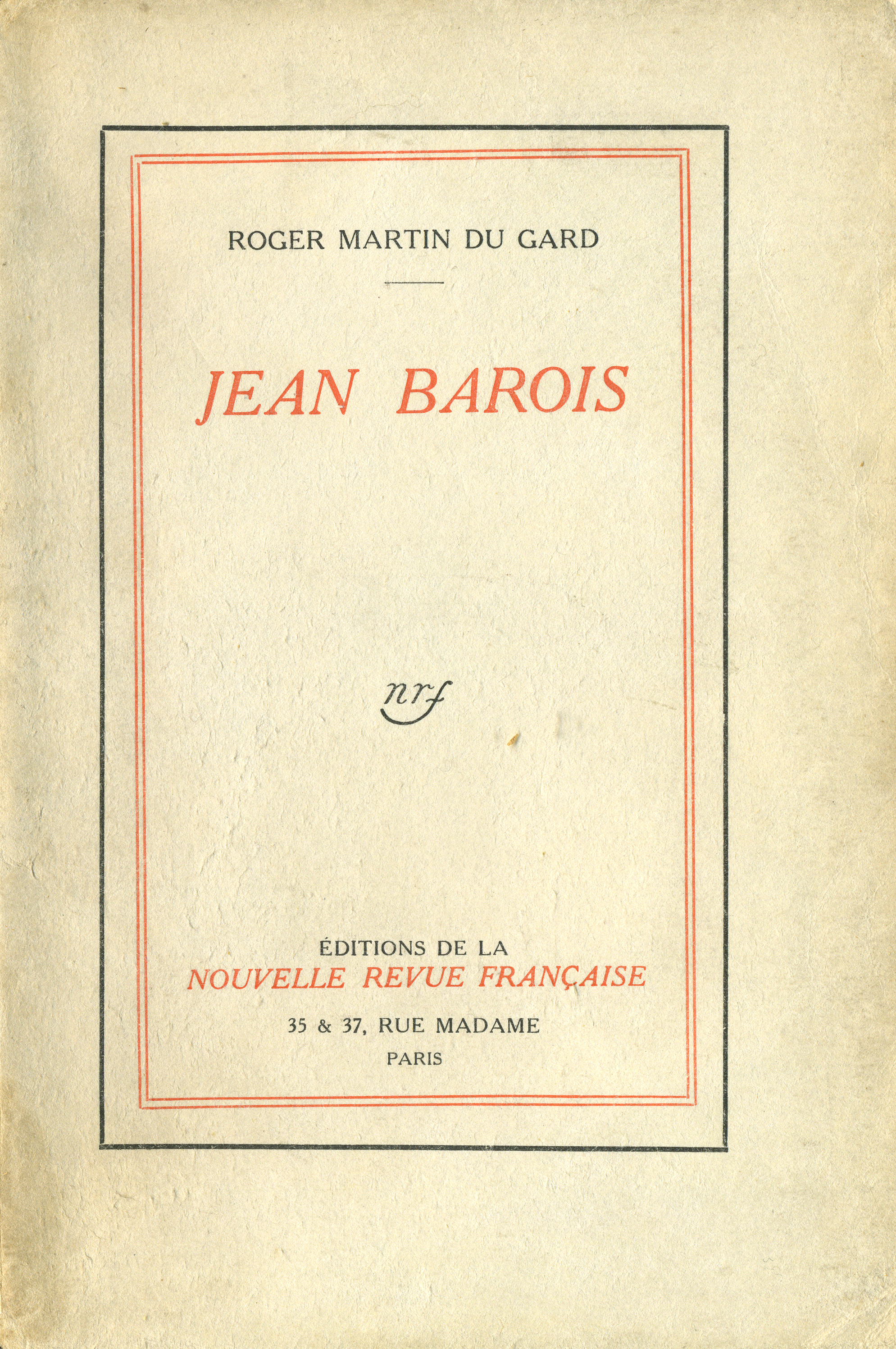 JEAN BAROIS