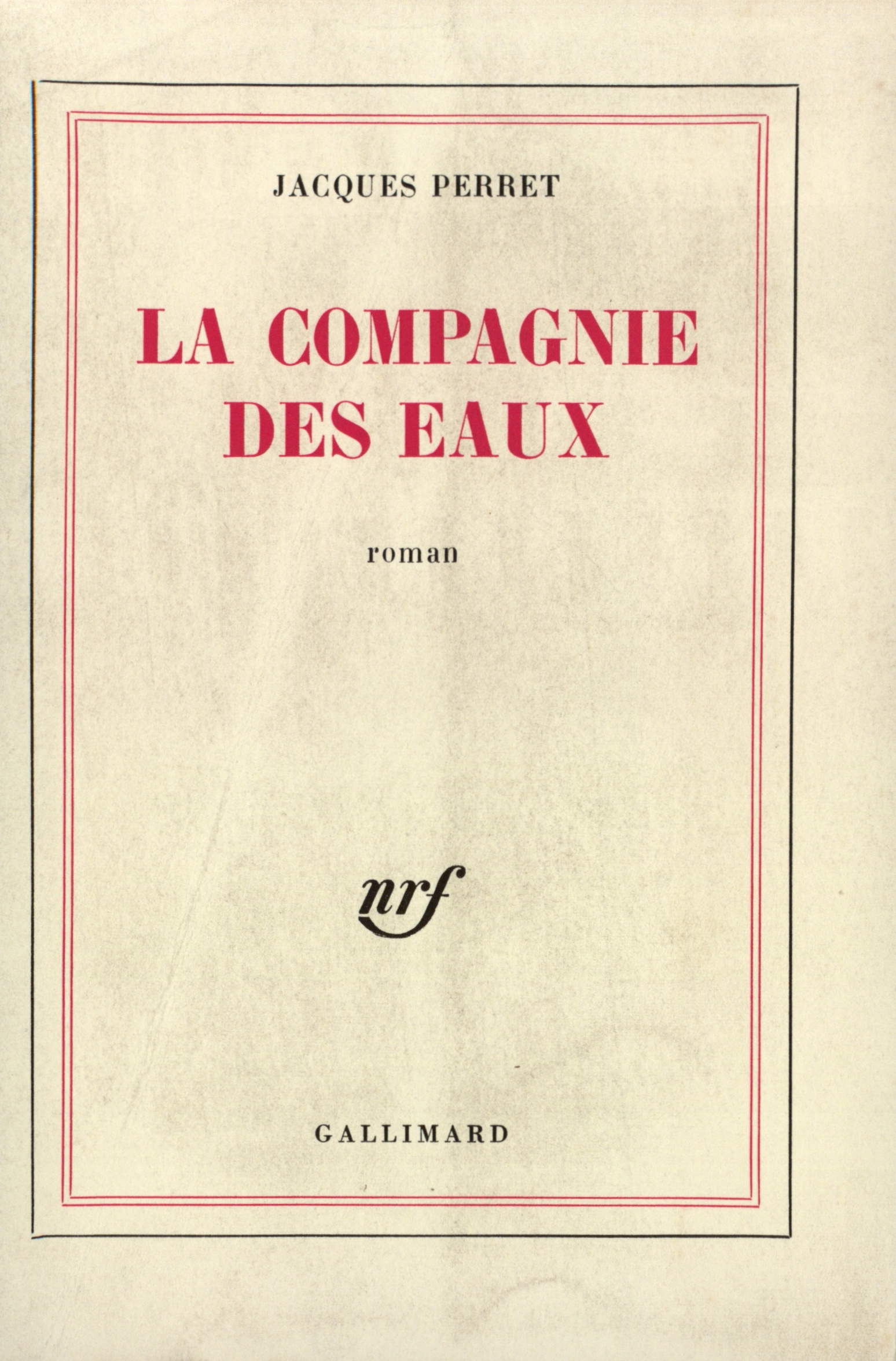 La Compagnie des eaux
