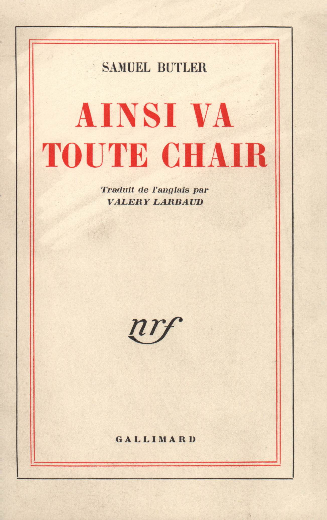 AINSI VA TOUTE CHAIR