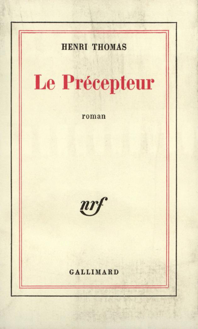 LE PRECEPTEUR